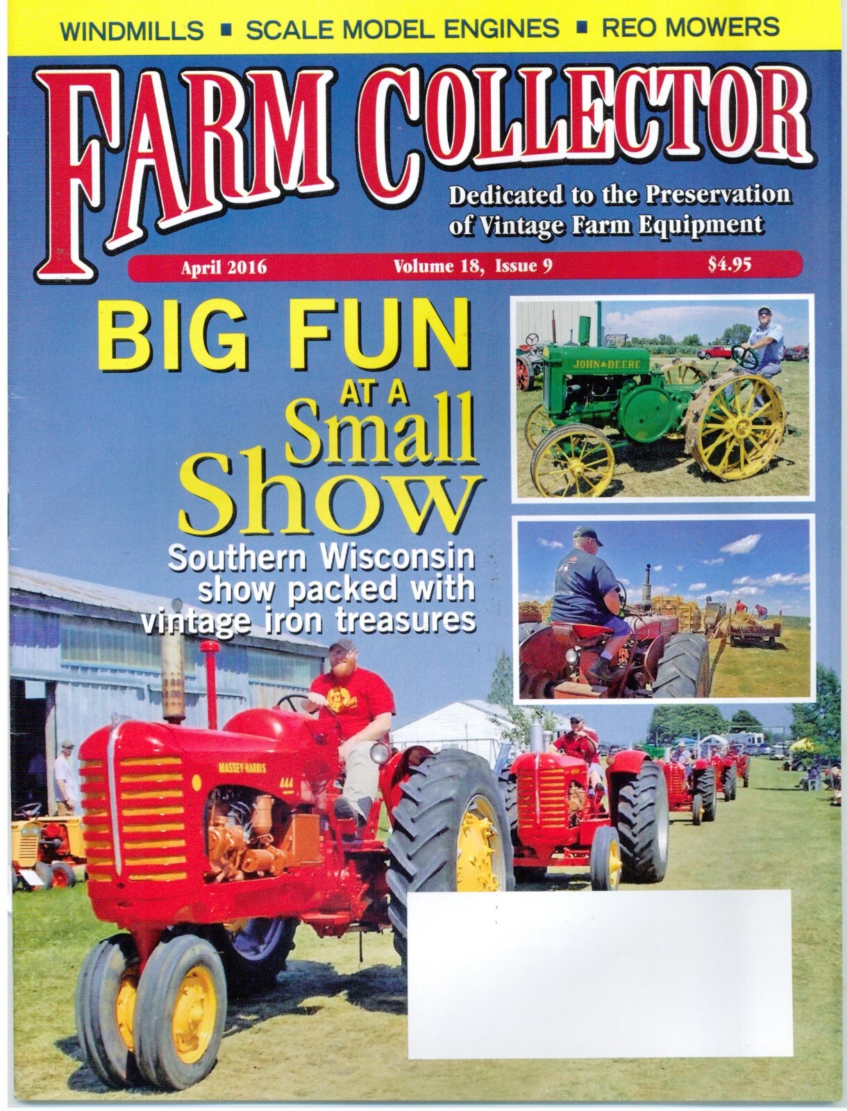American Windmill, Birdsell Clover Thresher ad, REO Mower Collection