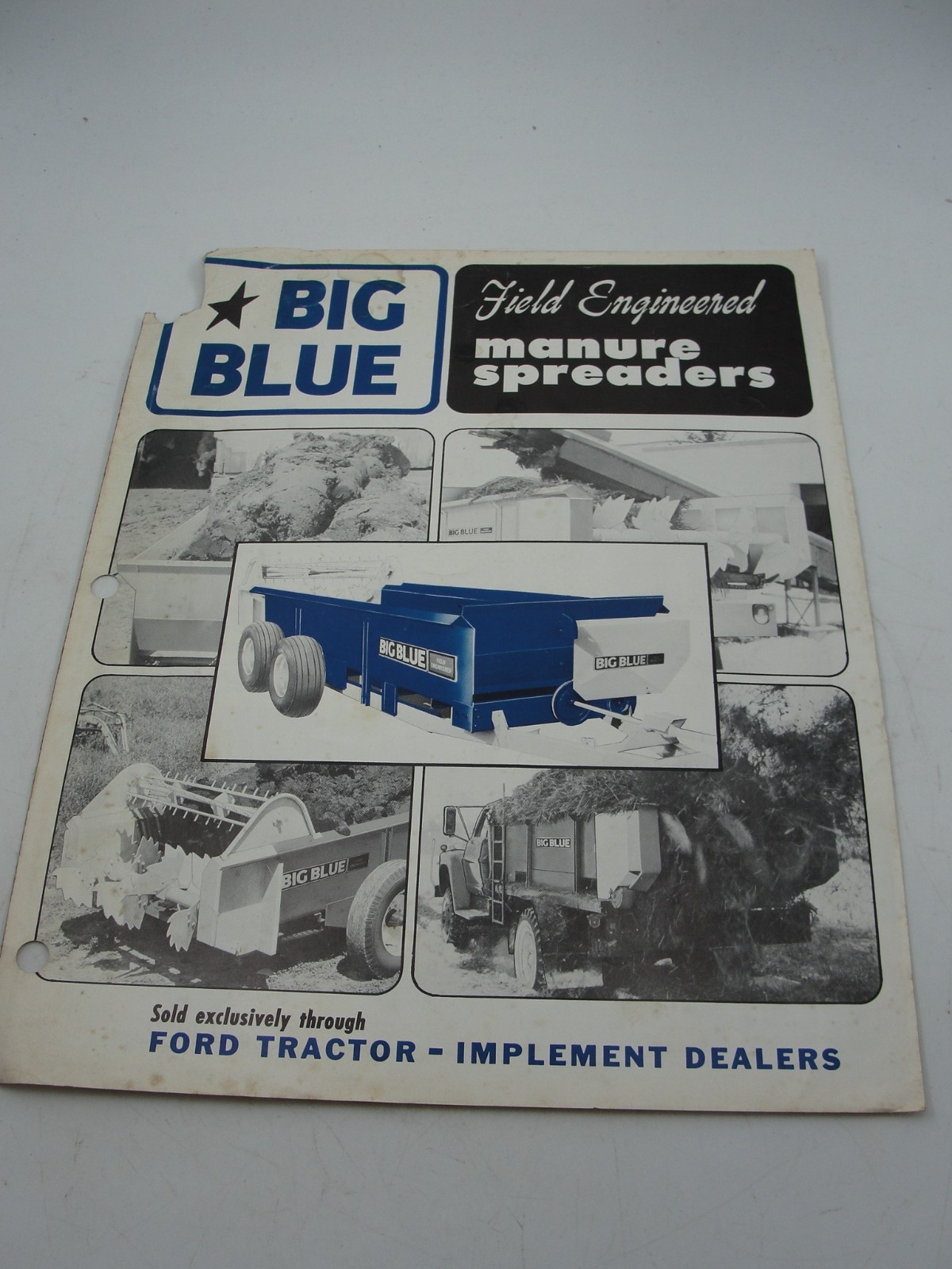 Ford Big Blue Field Engineered Manure Spreaders Brochure