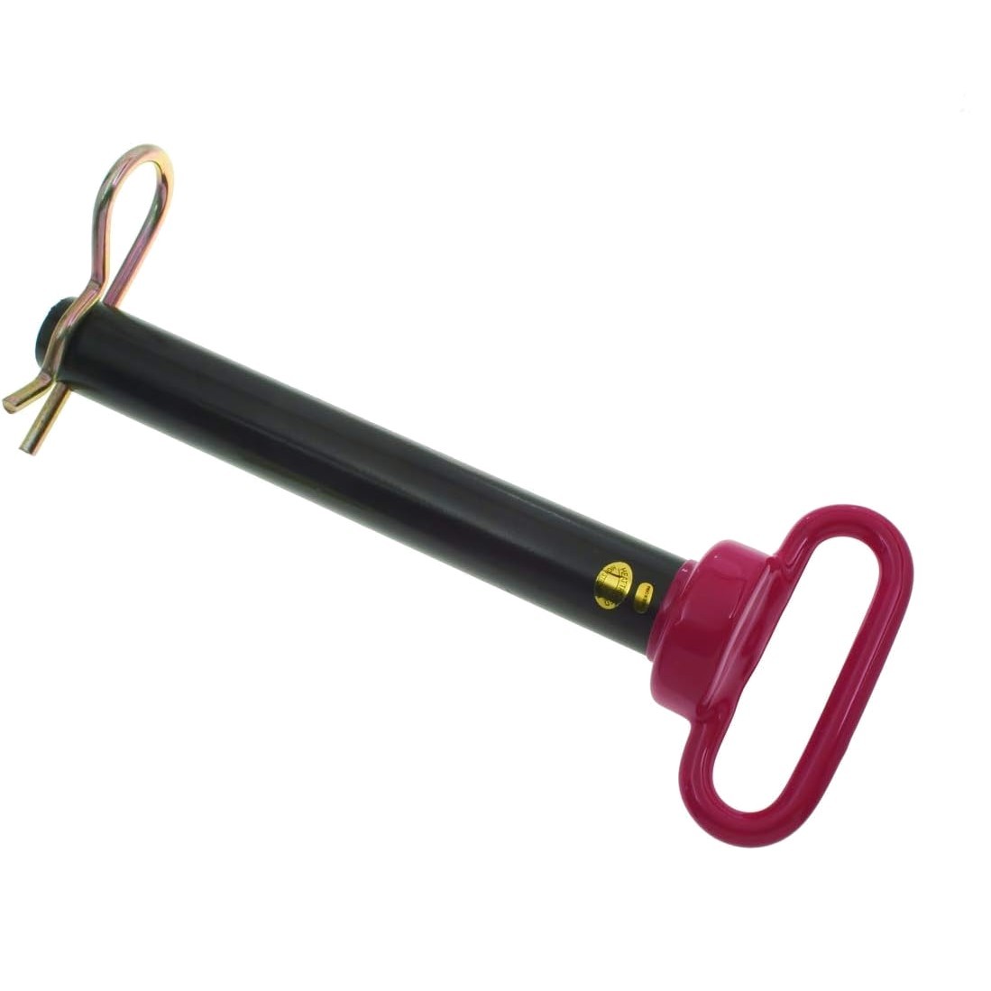 Red Vinyl Coated 1-1/4&Prime; Hitch Pin – Forged Steel, 8-1/2&Prime; Length for Tough Tasks