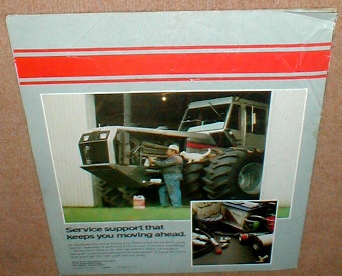 WHITE Field Boss 4-225 + 4-270 Tractors Full Color 8 Page Dealer Brochure