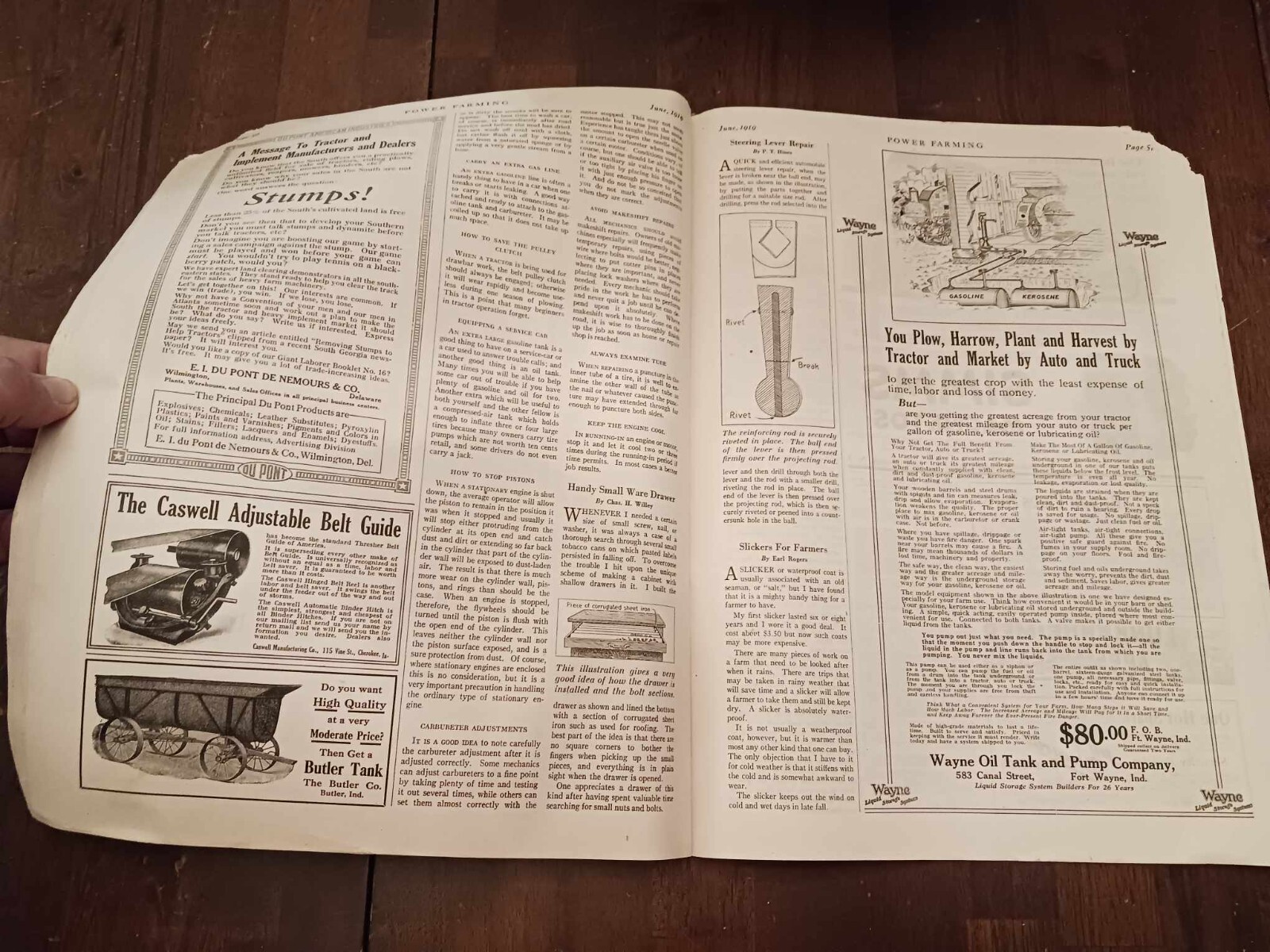 Vintage Magazine Power Farming June 1919 Ads Photos Farming News
