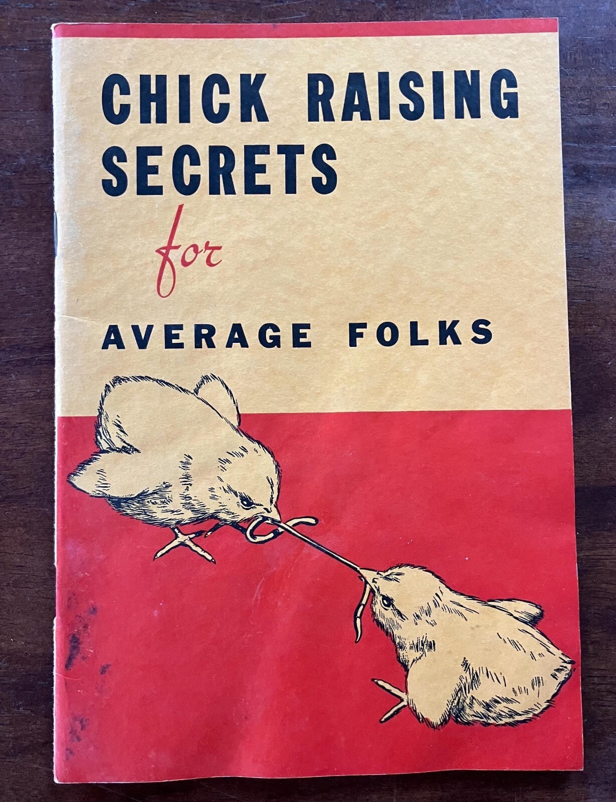 1920&rsquo;s-30&rsquo;s Chick Raising Secret for Average Folks Booklet by Nutrena Mills, Inc
