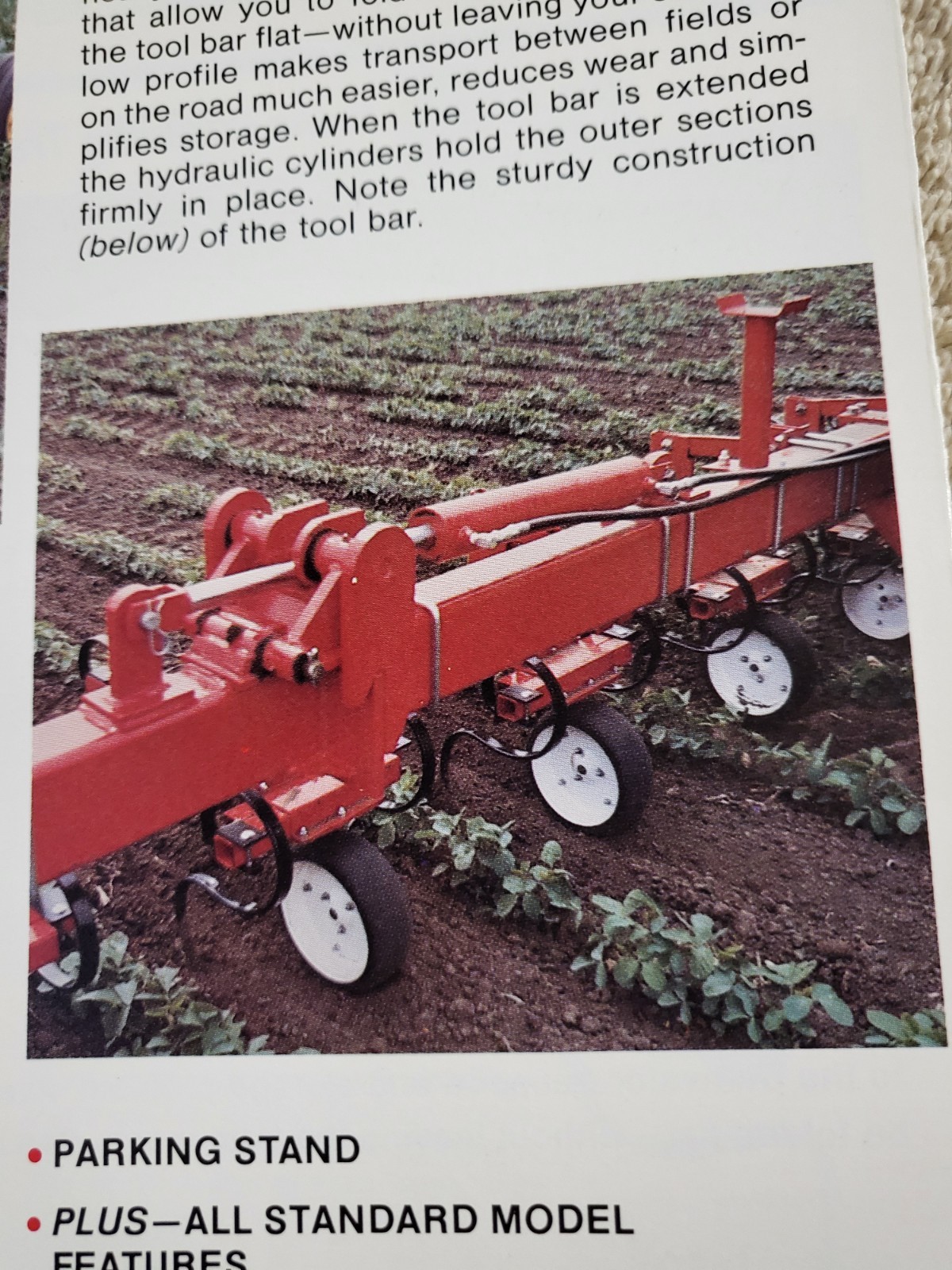 BROCHURE 1970s Spring Devil Spring-Tine Tractor Cultivator Lake View IA. AG Farm