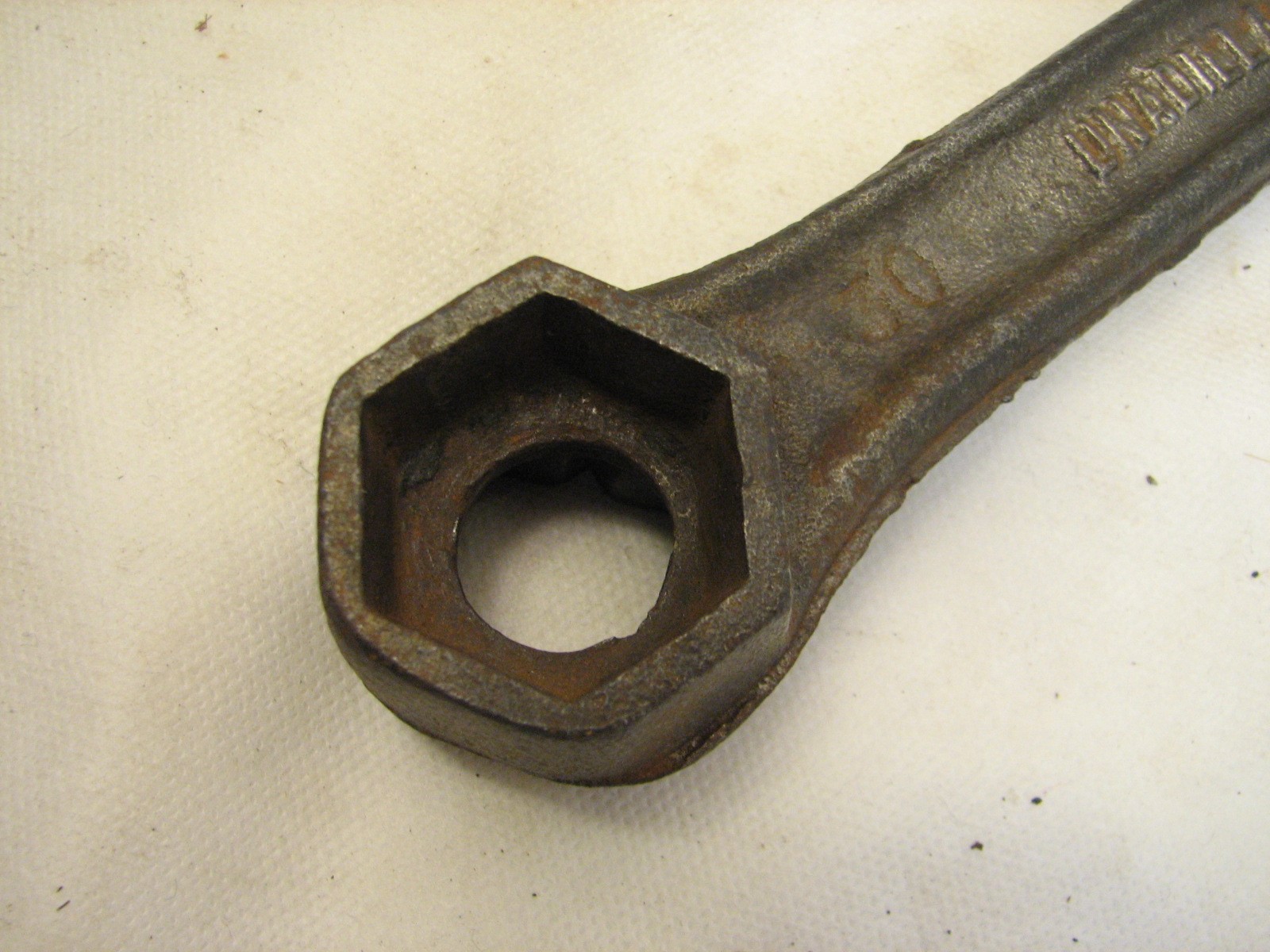 Antique Unadilla Silo Co Cast Iron Tractor Wrench Farm Tool Advertising 1-1/4