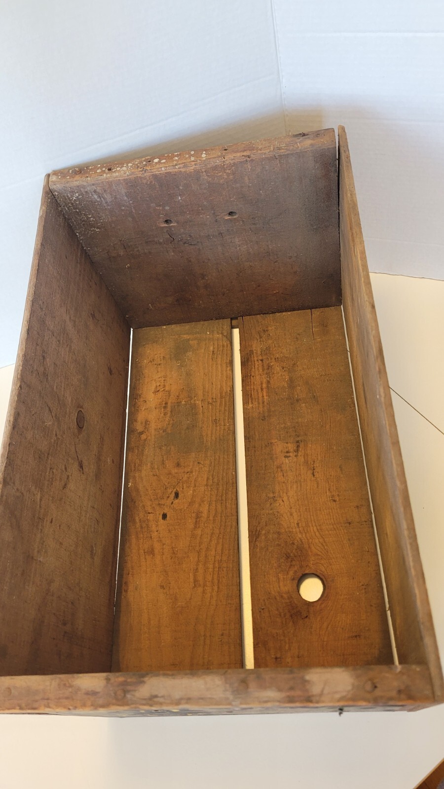 Original Wood Apples Crate Violet Brand Box Perham Company Yakima WA Label Rare