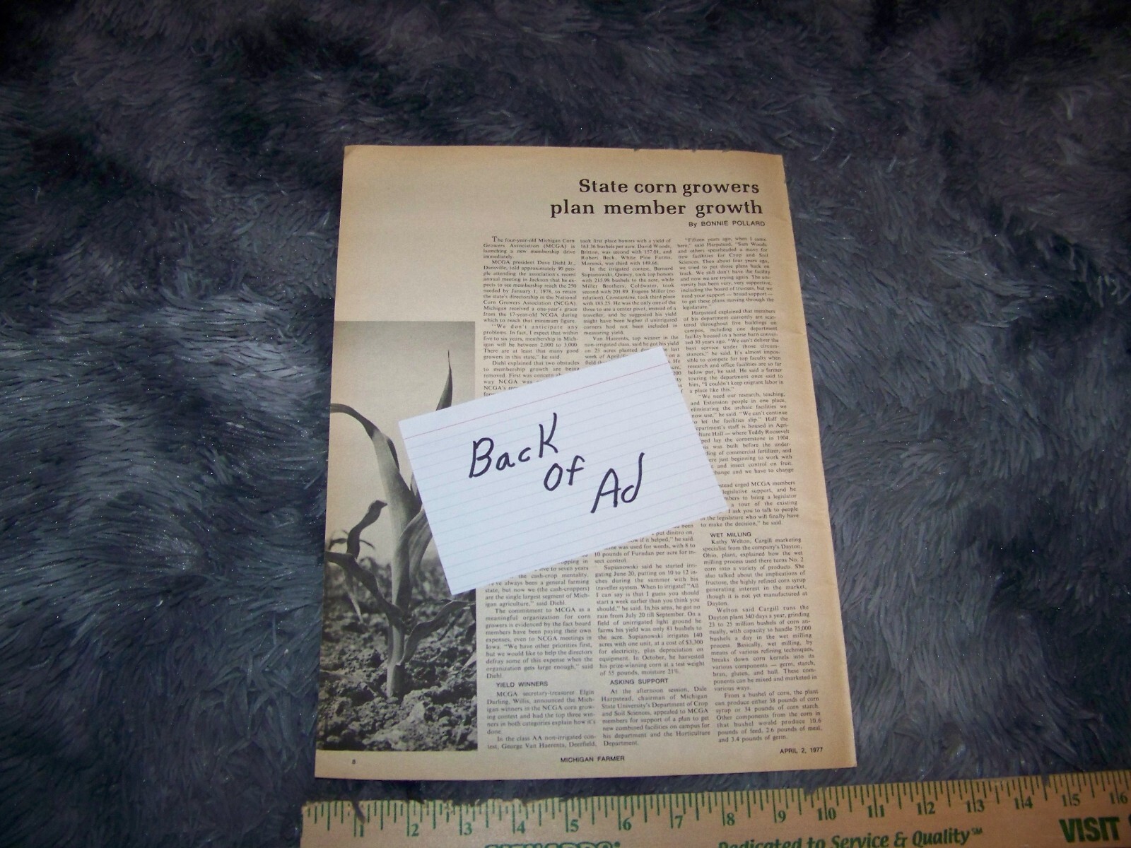 Quonset Pol-Barns Farm / Agricultural Print Ad from Magazine Vintage 1977