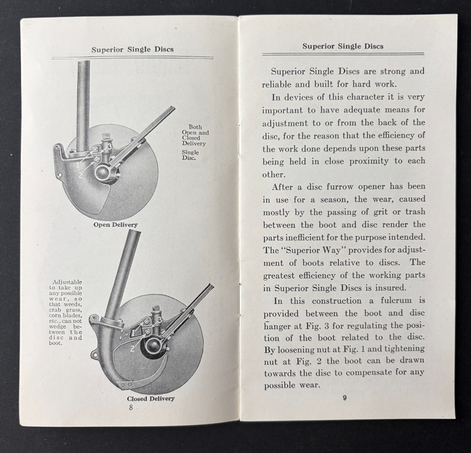 Early Superior Disc Drills Sales Product Brochure – American Seeding Machine Co