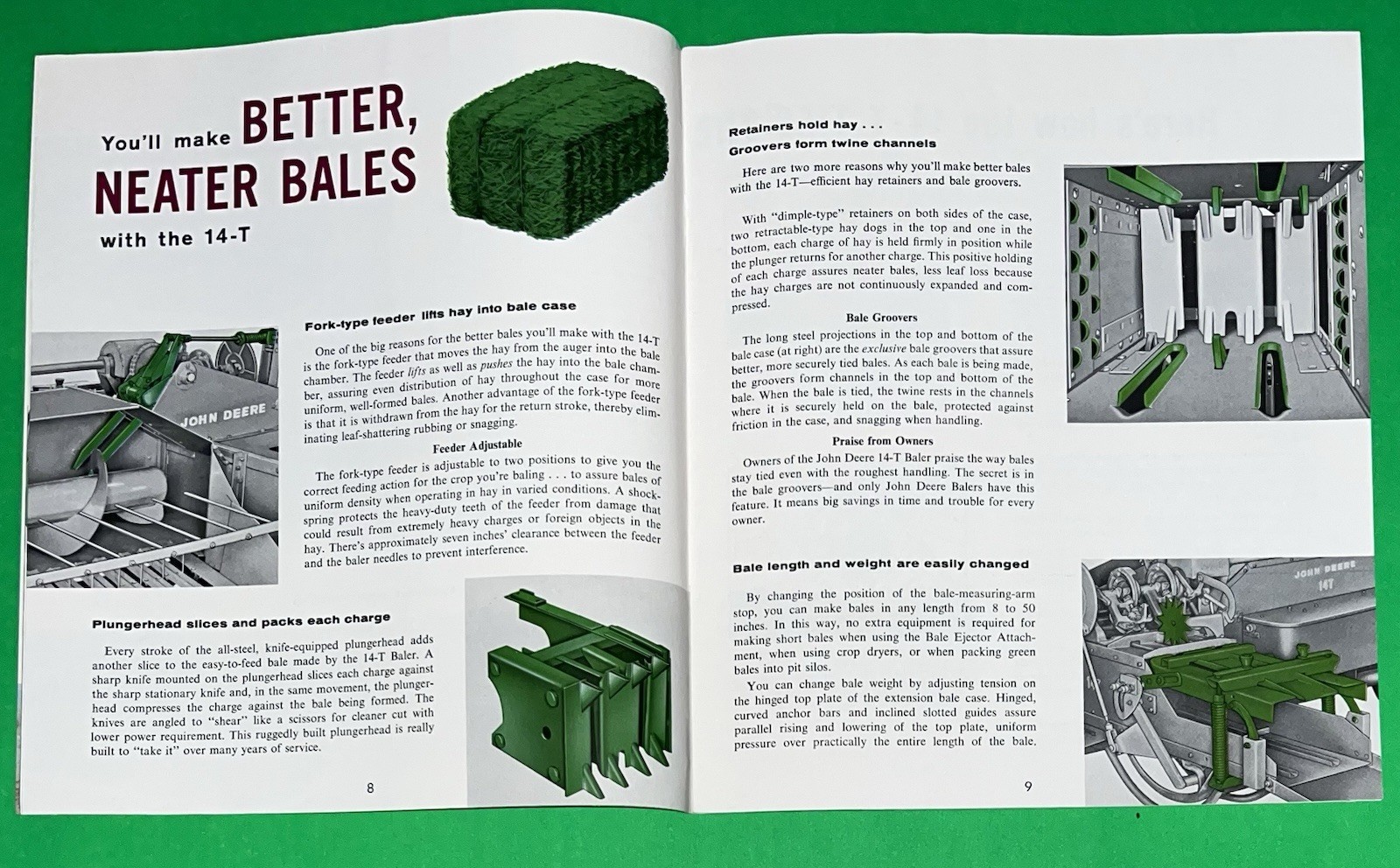 John Deere 14-T Baler For 1960 Brochure FCCA25