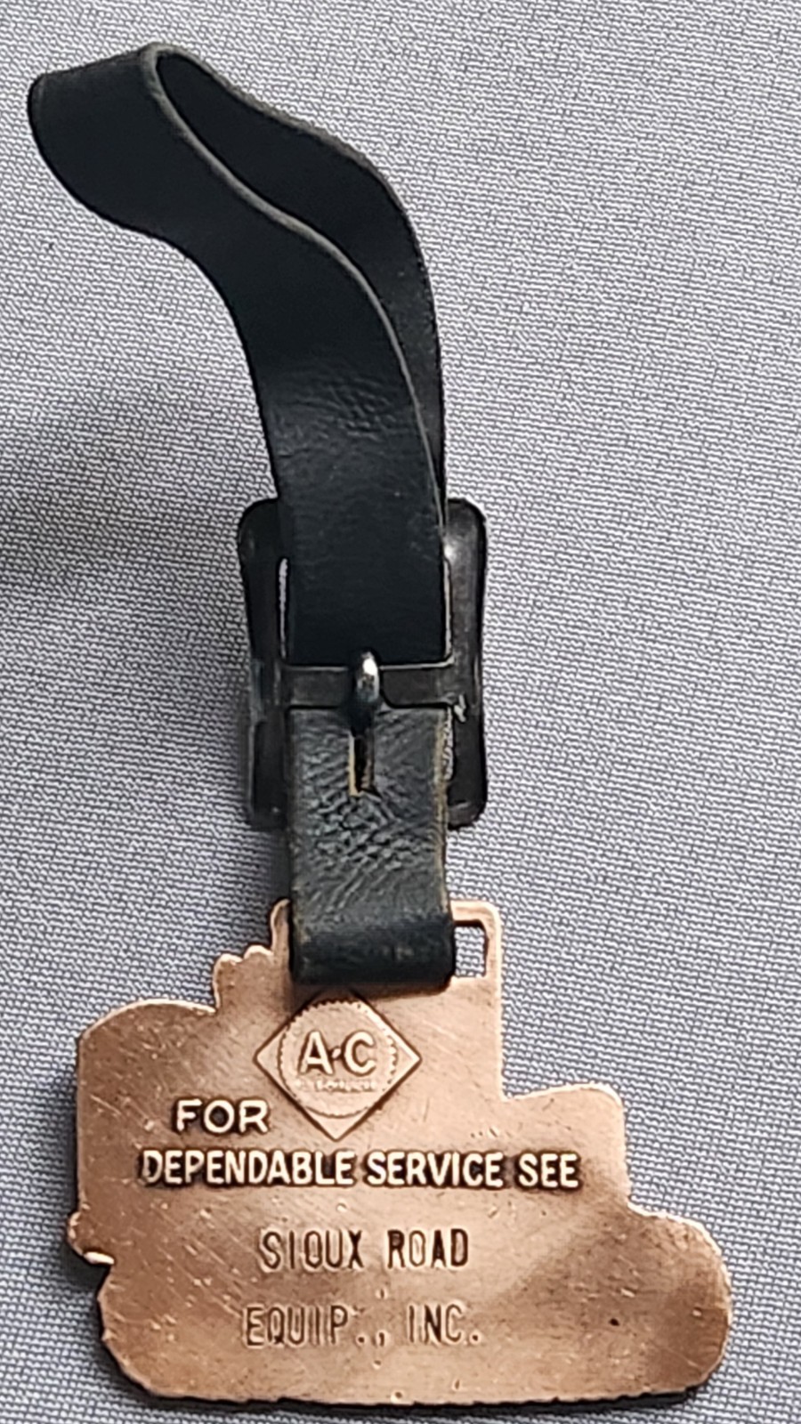 A-C For Dependable Service Heavy Equipment Brass Tag Allis Chalmers HD-20 Diesel