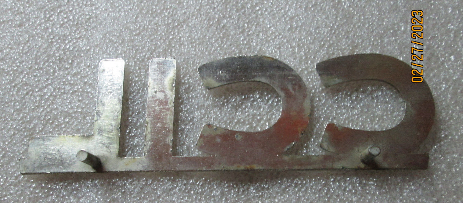 VINTAGE CCIL CO-OP TRACTOR COMBINE HOOD GRILL EMBLEM BADGE SIGN ORIGINAL OEM