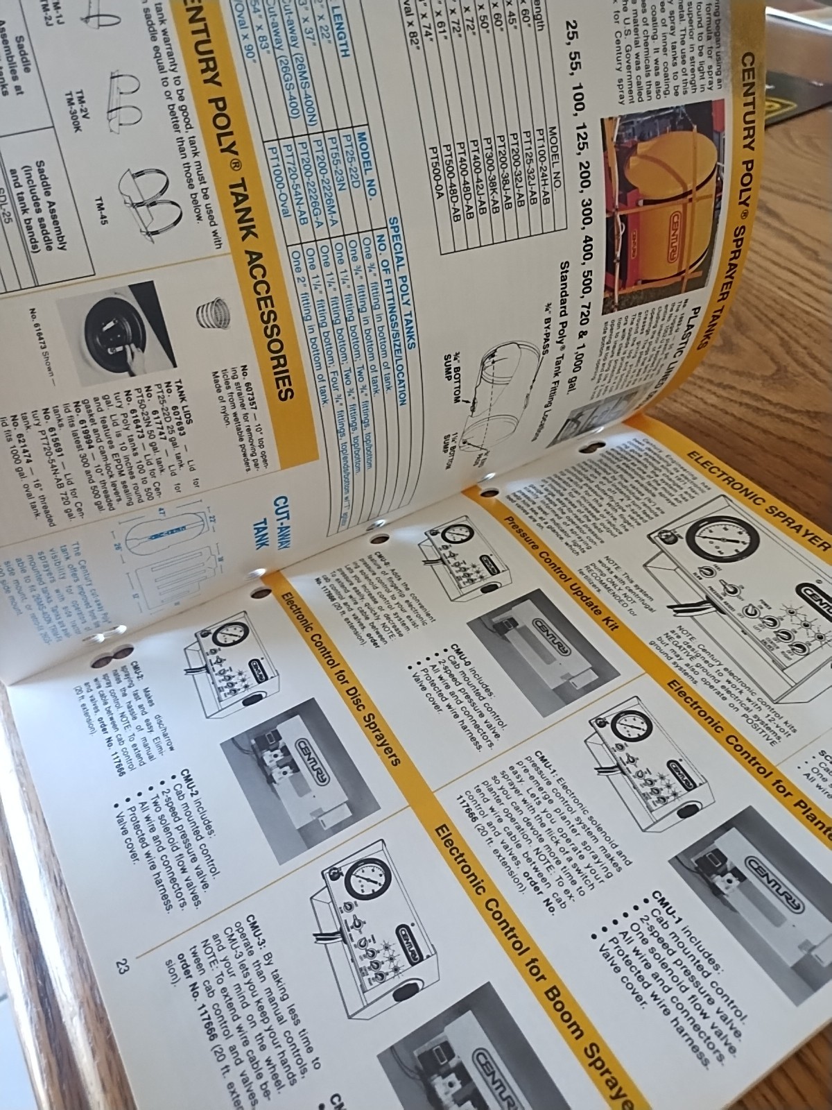 Vtg 1984 Century Sprayers Catalog Dealer Brochure Westeel Inc. Poly Tanks Parts