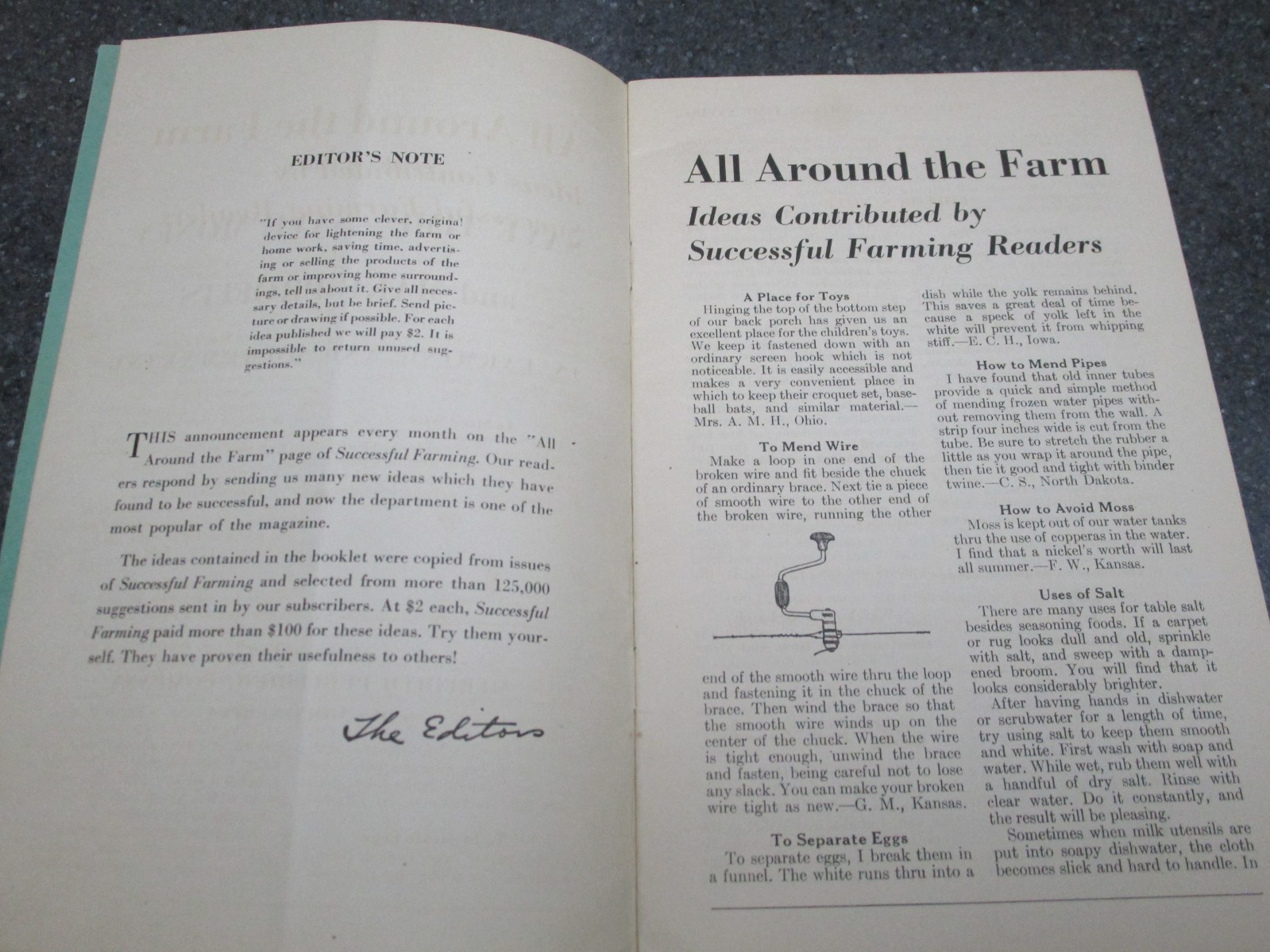SUCCESSFUL FARMING BOOKLET BROCHURE SAVE TIME SAVE MONEY AND MAKE PROFITS