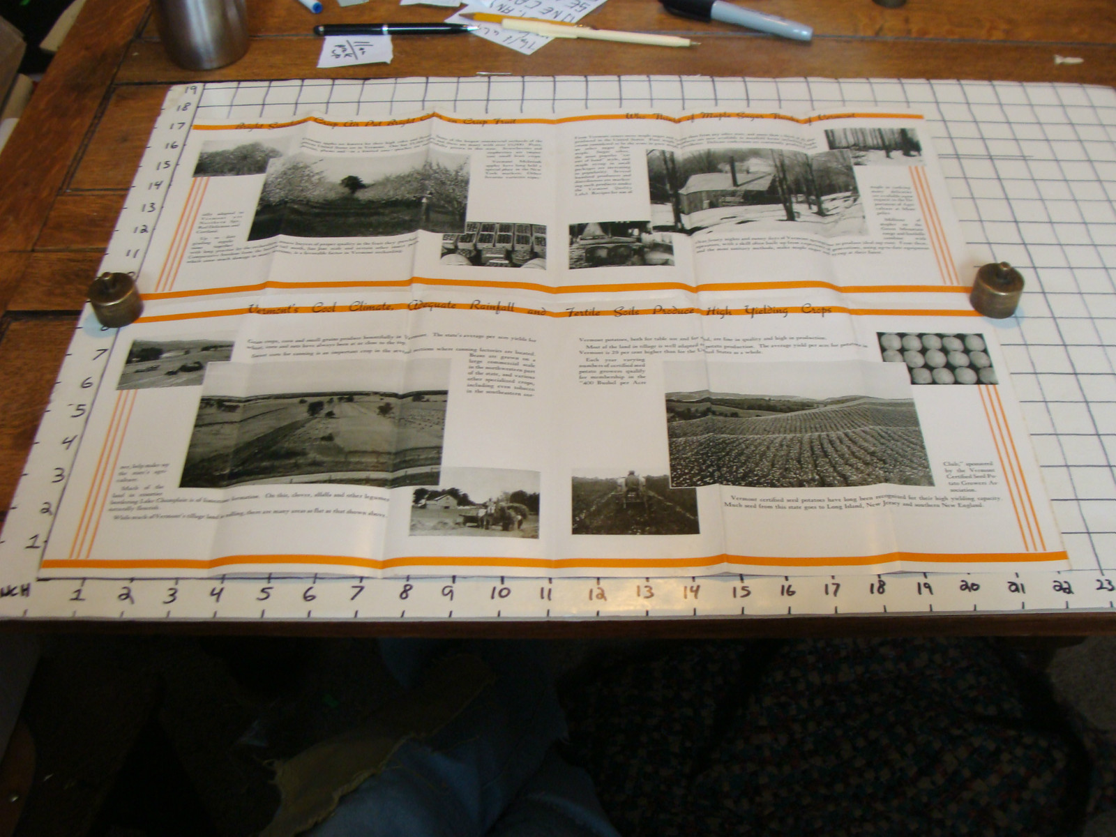 Vintage Paper: VERMONT AGRICULTURE Brochure, no date but 1920&rsquo;s or 30&rsquo;s