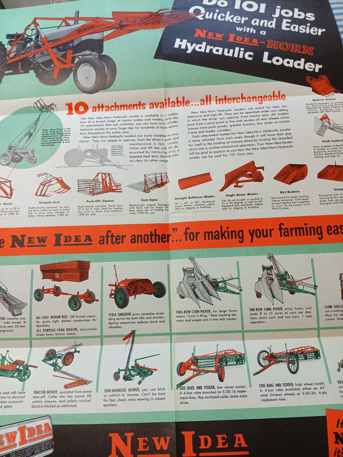 NEW IDEA « Two Big Steps toward Easier, More Profitable Farming » Mailer Ad
