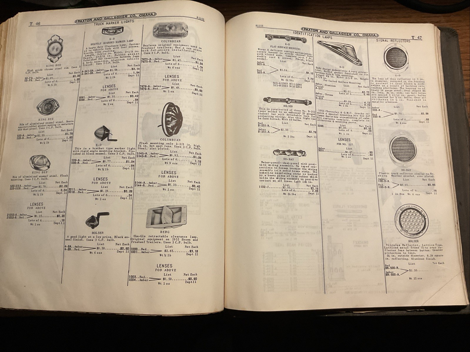 1954 Paxton And Gallagher Co. Farm & Automotive Catalogue Omaha Nebraska.