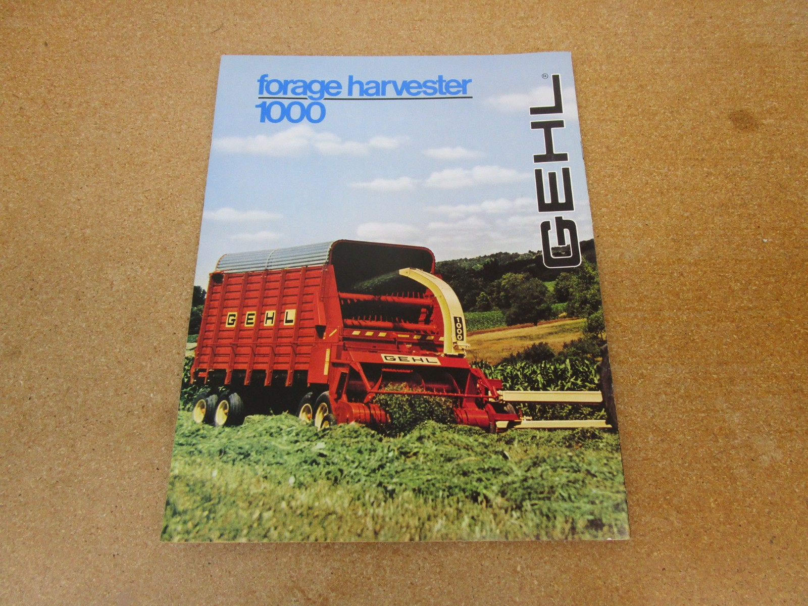1981 Gehl Forage Harvester 1250 chopper sales brochure 12pg ORIGINAL farm lit