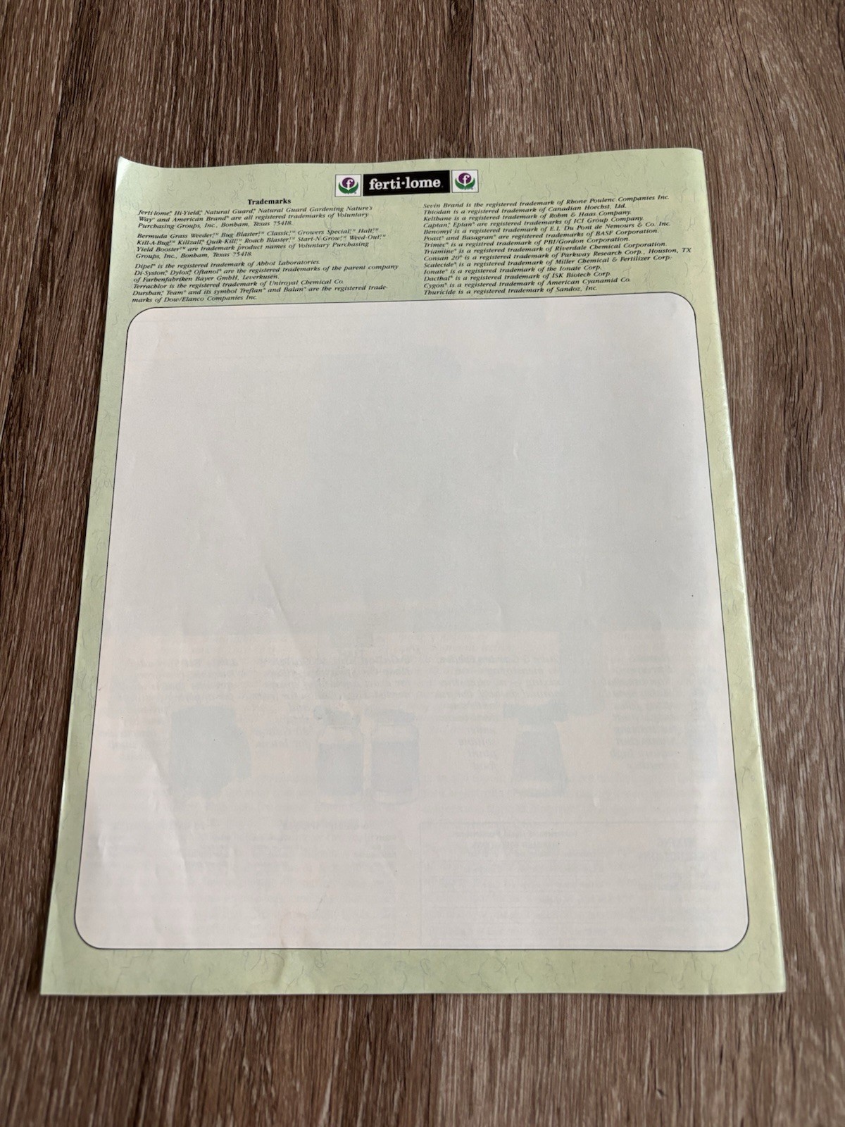 Vintage Gardening Brochure 1994 Ferti-lome Co-Op Lawn And Garden Guide