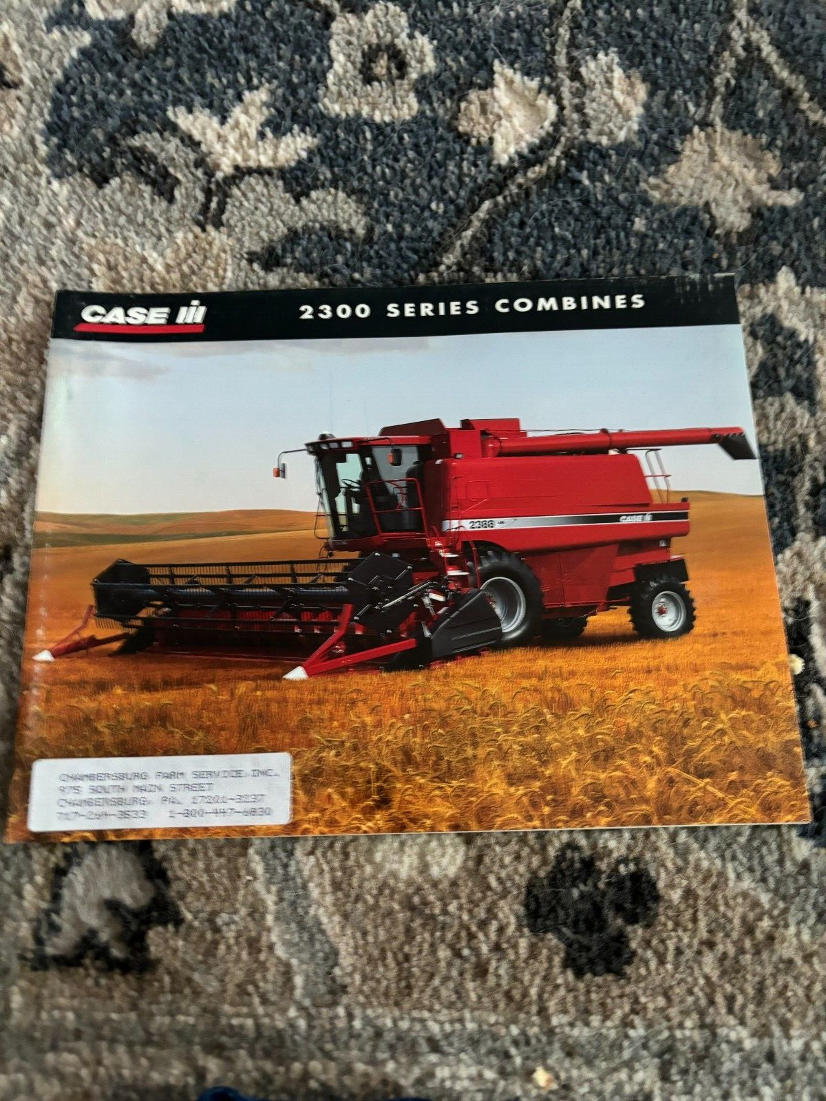 Case International 2344 2366 2388 Combine For 1997 Brochure FCCA24