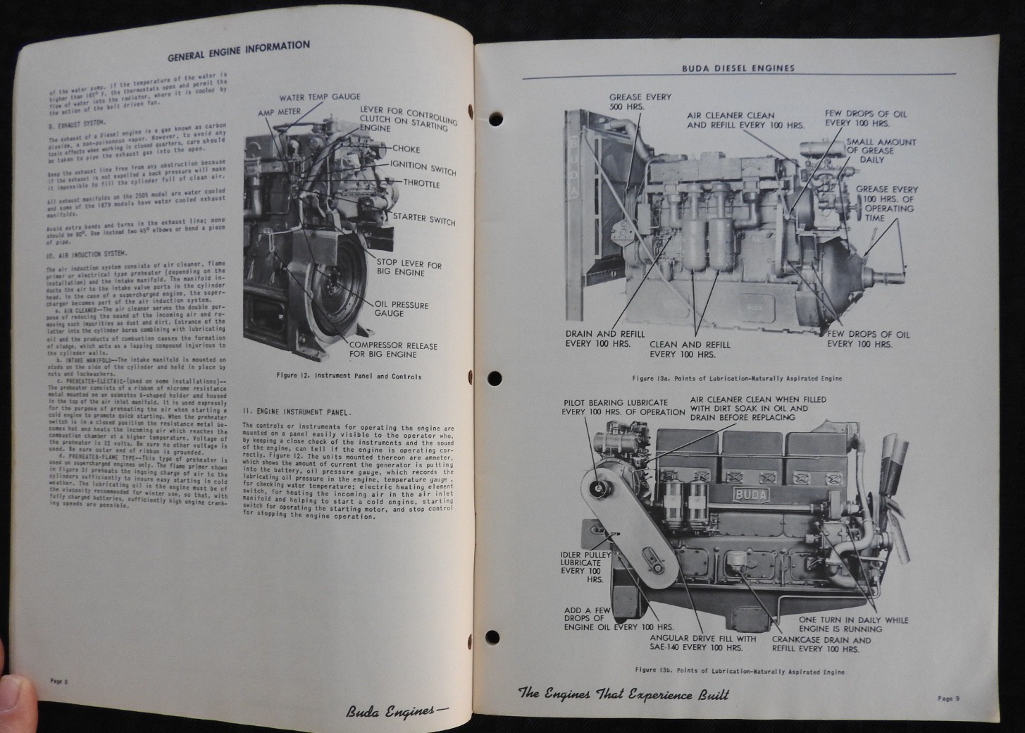 1950 Buda 6DC-1879 6DCS-1879 8DC-2505 8DCS-2505 Diesel Engine SERVICE Manual