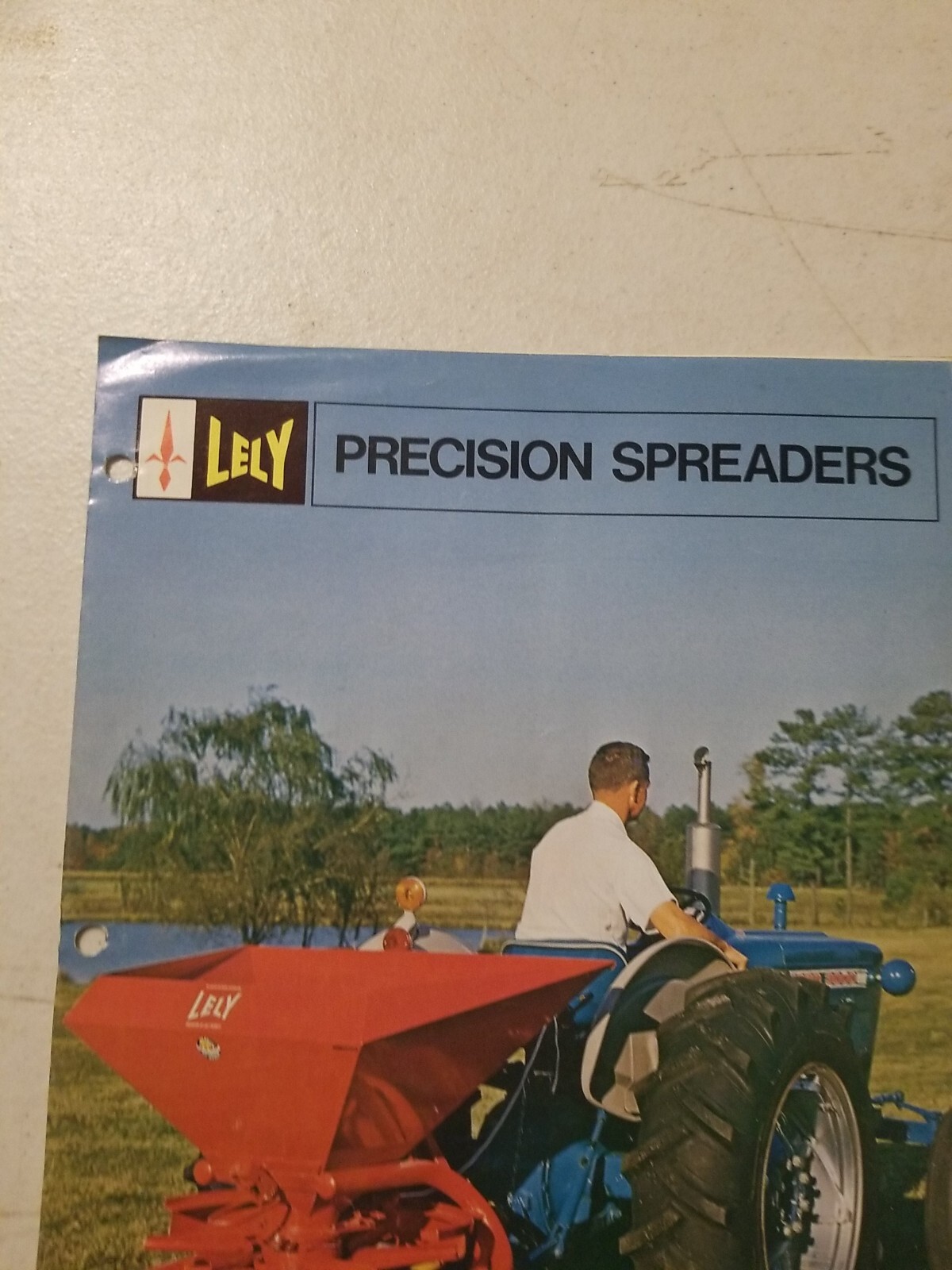 Vintage Lely Precision Spreaders Sales Brochure. Agriculture Farming
