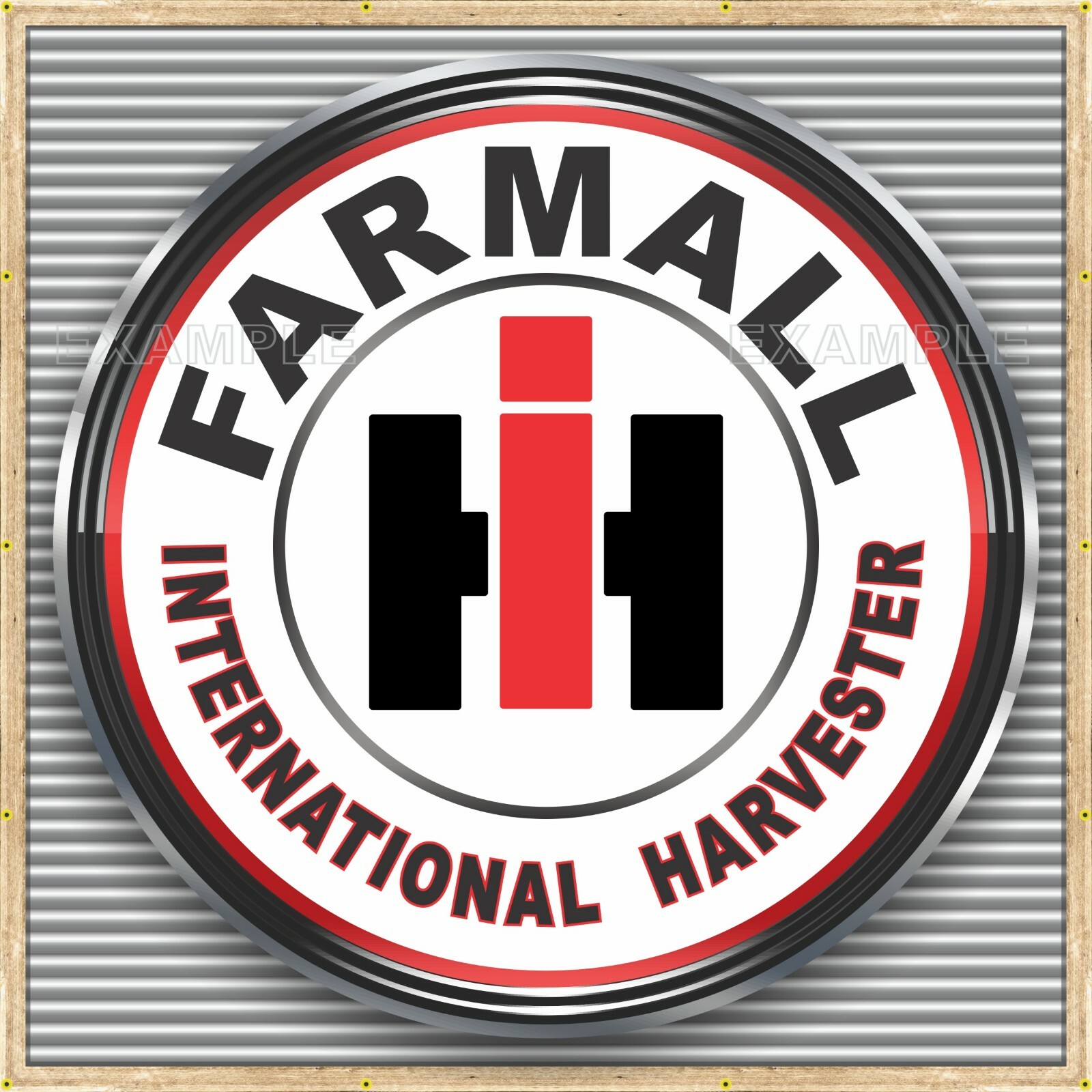 FARMALL INTERNATIONAL HARVESTER TRACTOR BANNER SIGN MURAL MED L XL XXL SIZES