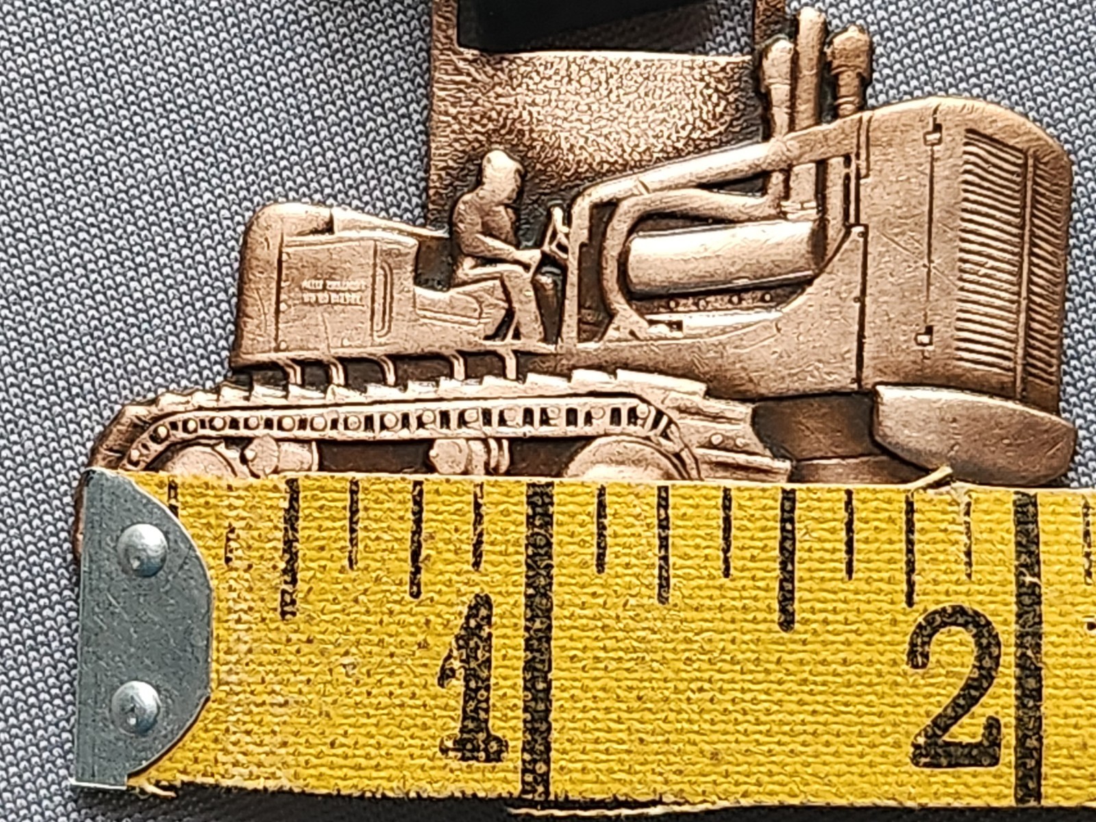 A-C For Dependable Service Heavy Equipment Brass Tag Allis Chalmers HD-20 Diesel