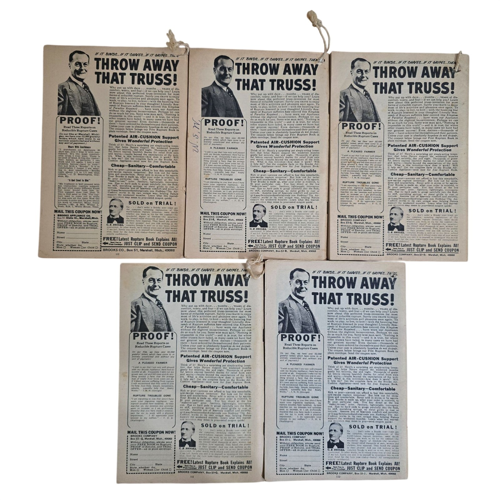 Vintage Grier’s Almanac Lot 1970 1971 1972 1973 1974 Ads Ephemera