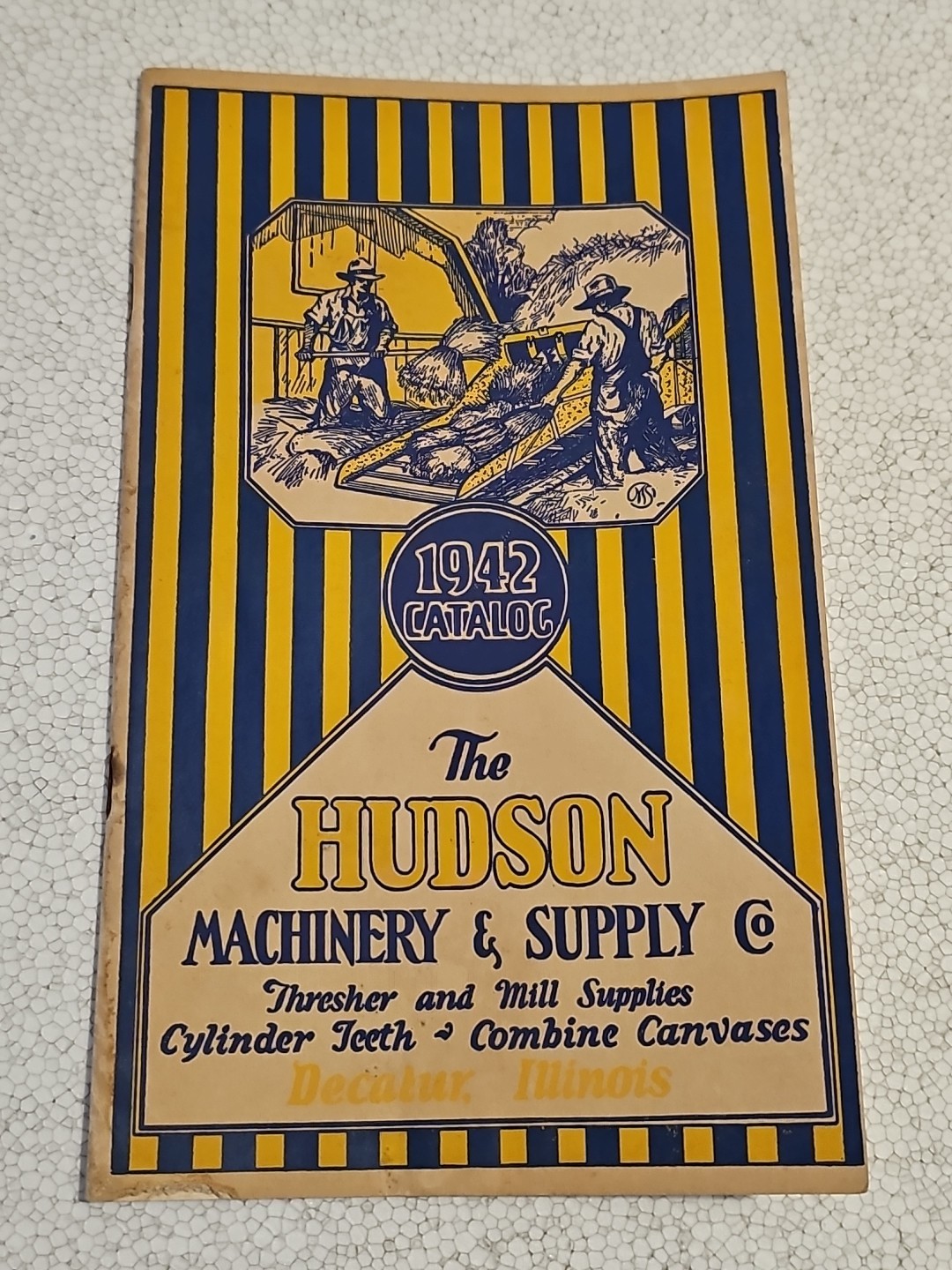 1942 Hudson Machinery Supply Catalog Decatur Illinois Thresher Supplies