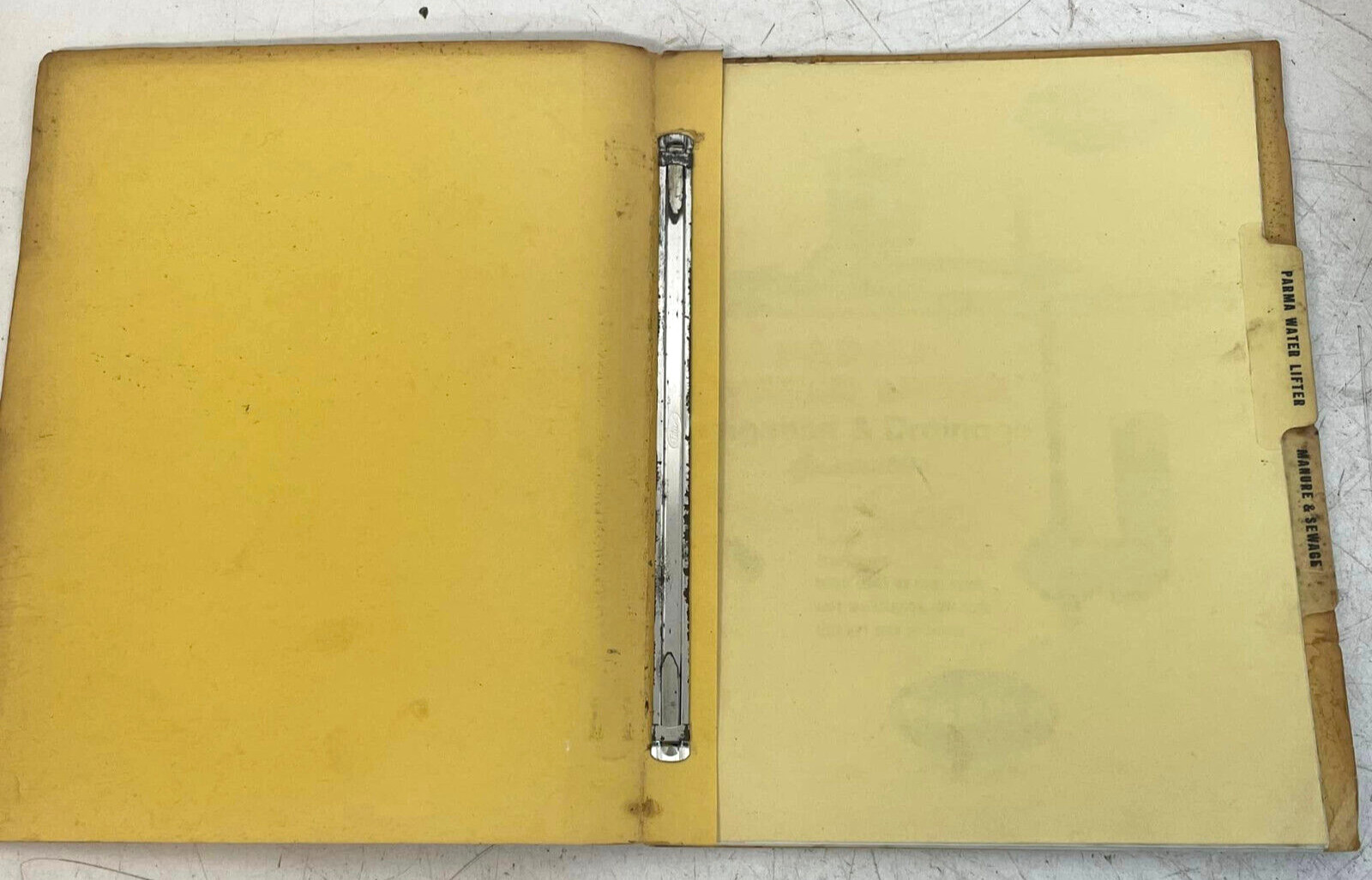 Vintage Parma Farm Water Lifter / Pump Brochure and Manual Folder w Price Lists