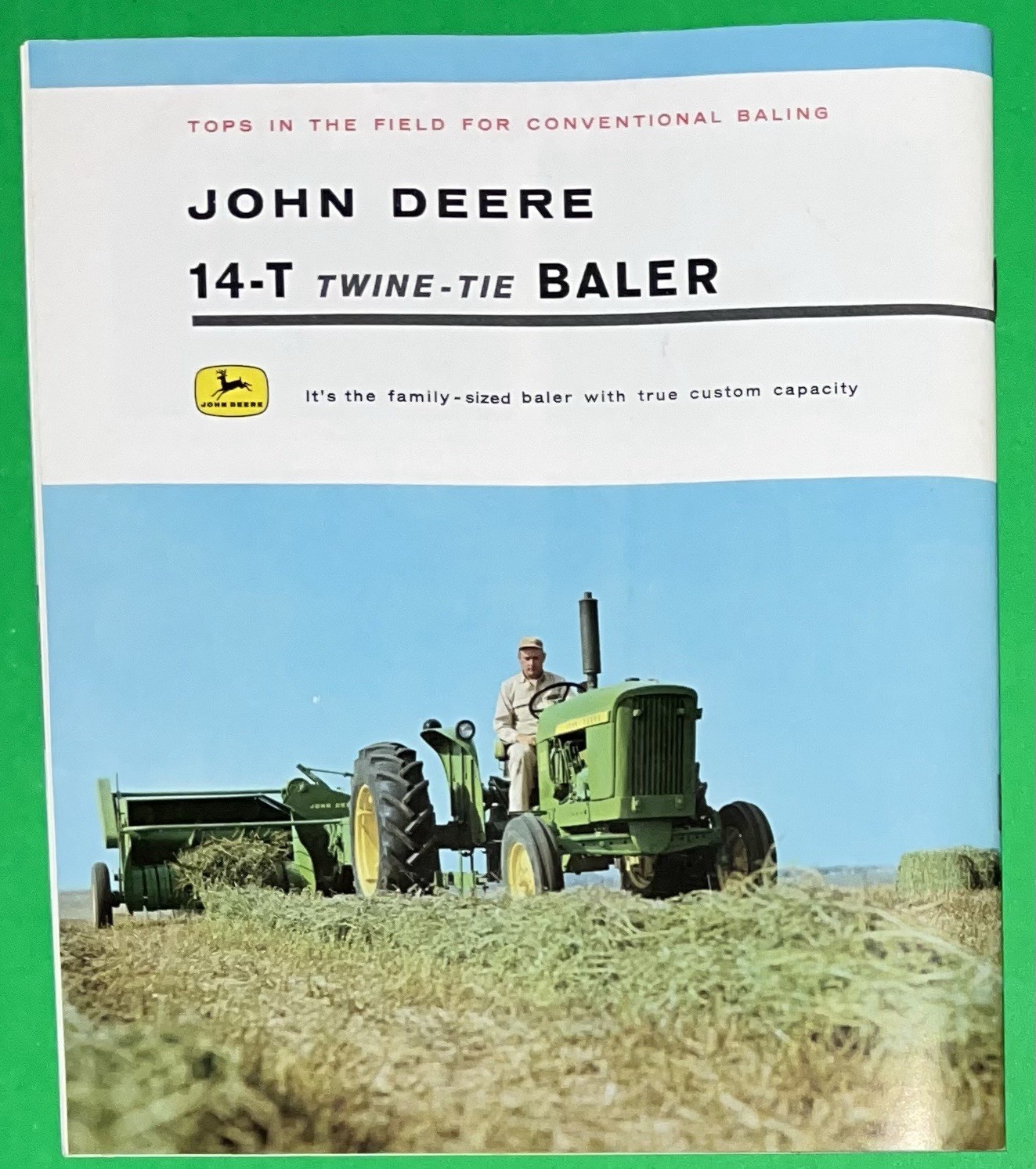 John Deere 14-T Baler For 1960 Brochure FCCA25