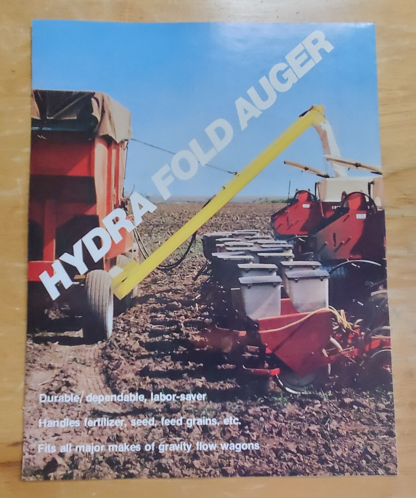 Hydra Fold Auger Sales Brochure Pamphlet Specifications 149 N Market Paxton IL