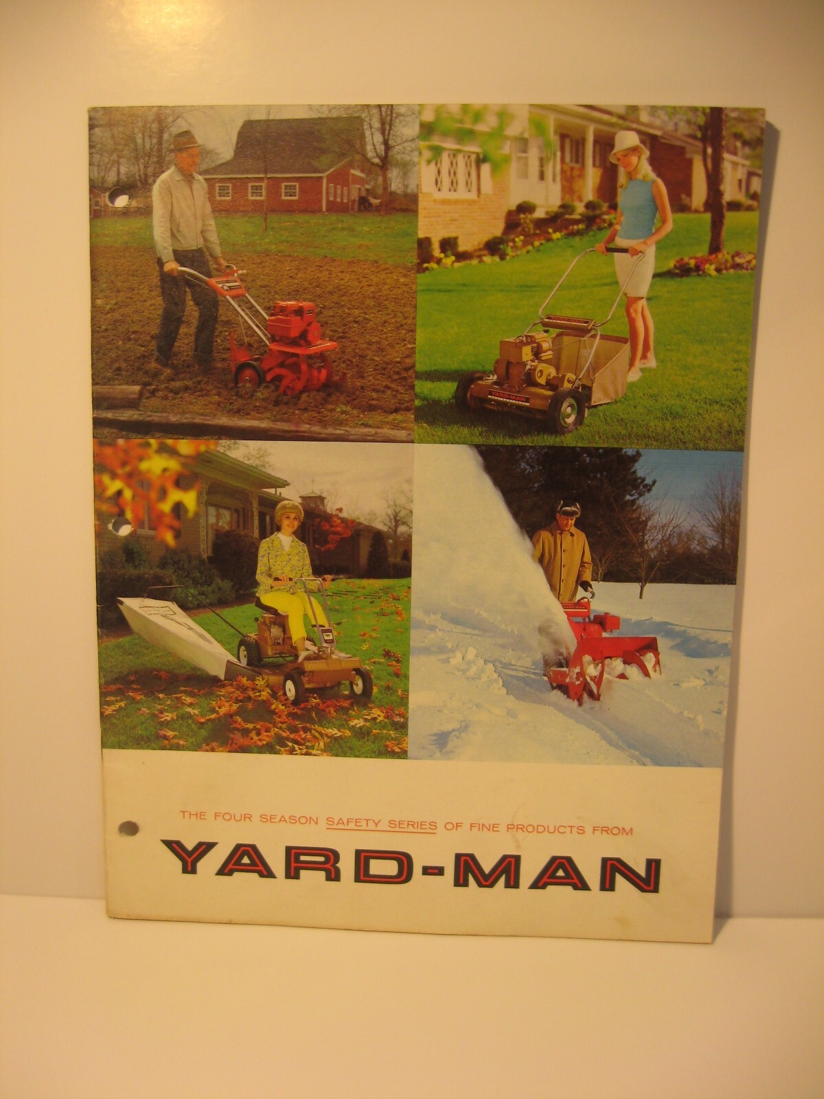 Yard-Man Lawn Mower Sales Brochure 1968 Tillers Snow Thrower