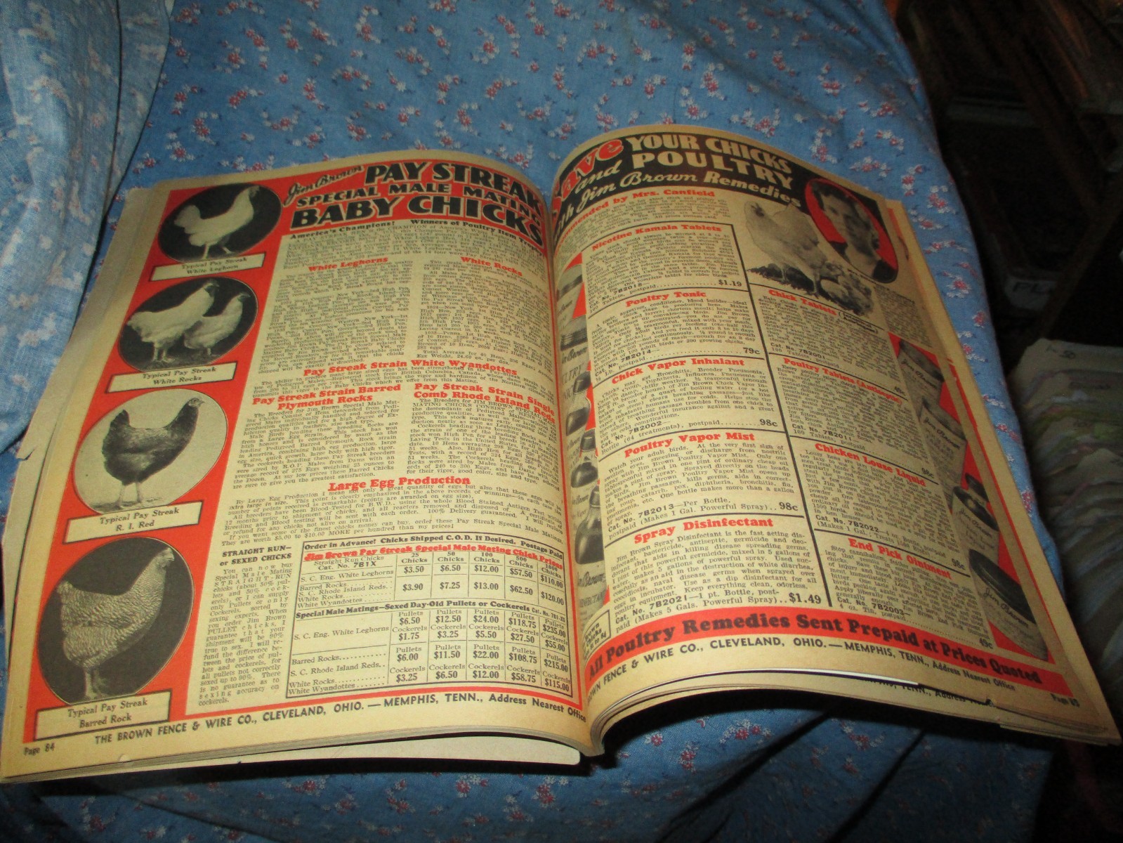 Catalog Jim Browns 1936 Bargain Book The Brown Fence & Wire Co Cleveland Memphis