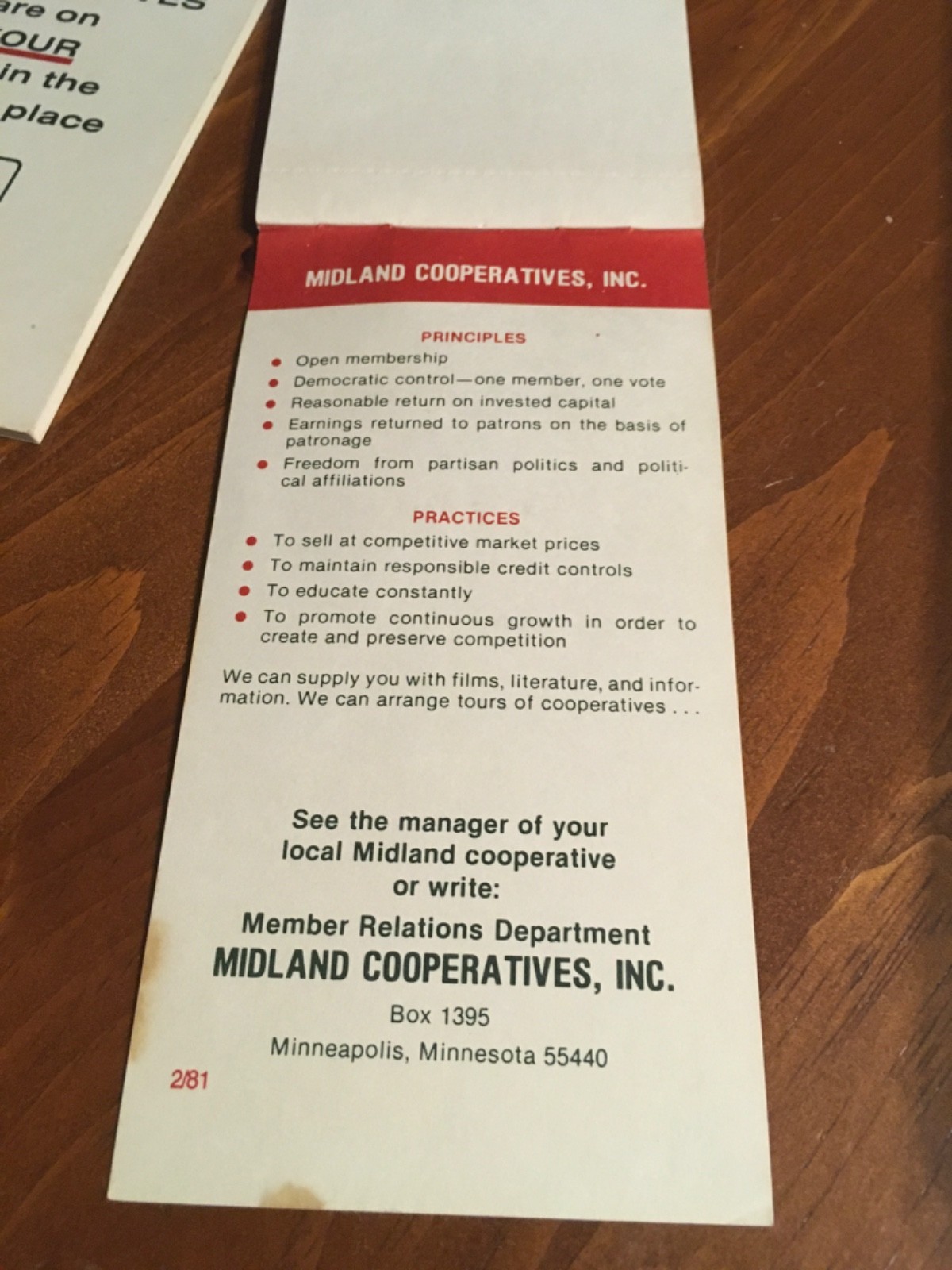 Vintage Midland Cooperative Advertising Pocket Memo Book 4 Notebooks unused