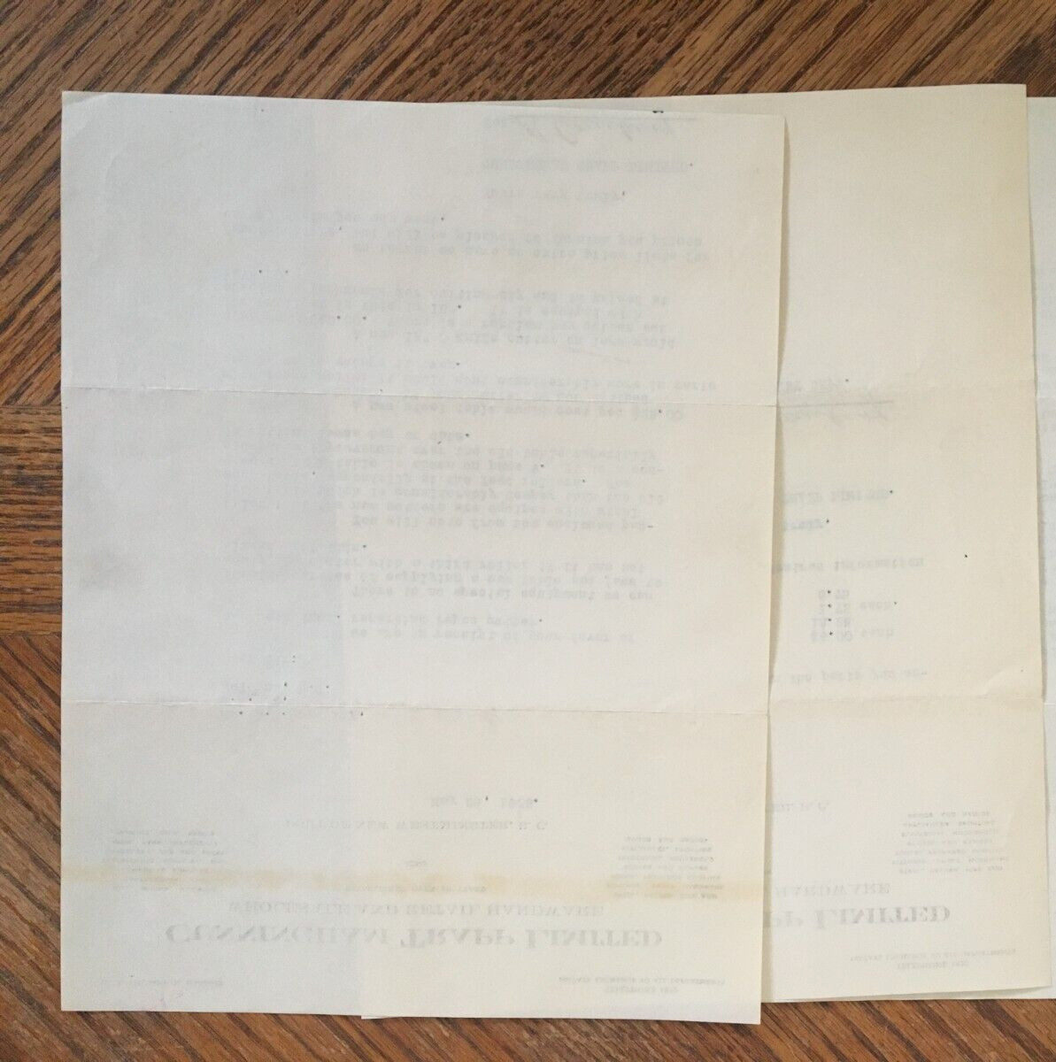 Cunningham Trapp Ltd Farm Machinery Receipt Letter 1938 Kelowna BC Cattle Ranch