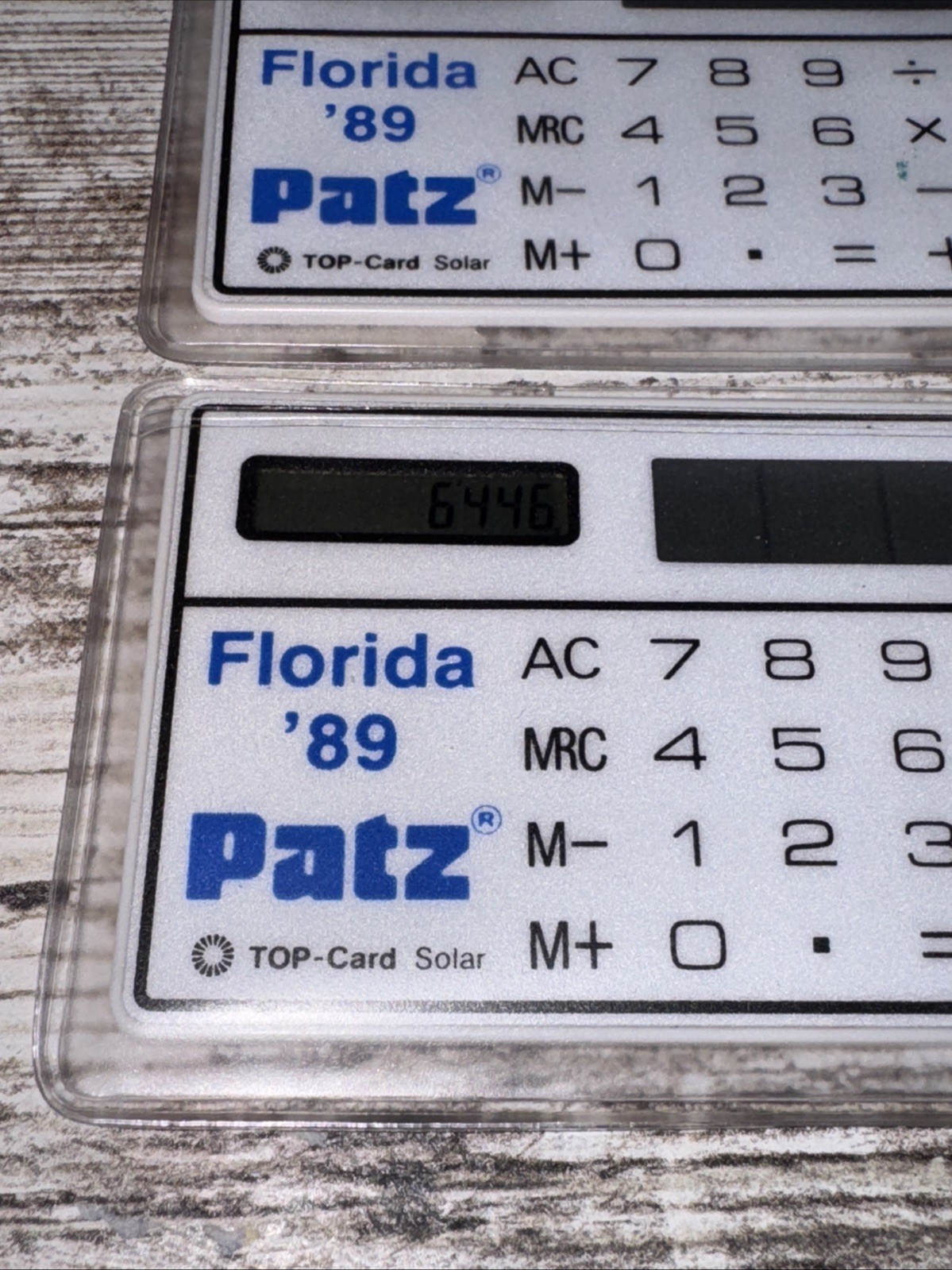 Vintage Patz Farm Feed Equipment Pocket Calculator Patz 1989 Florida Lot Of 2