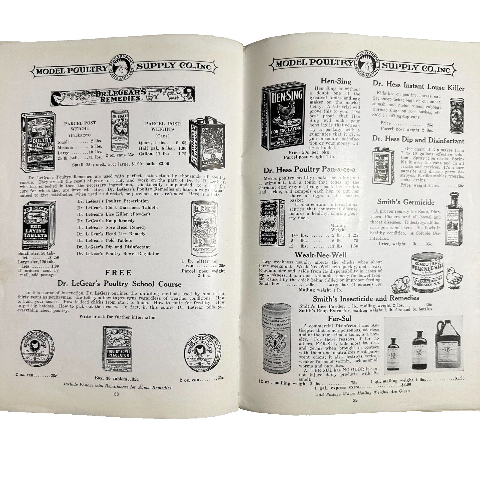 Model Poultry Supply Company Incubators Brooders Poultry Appliances Catalogue