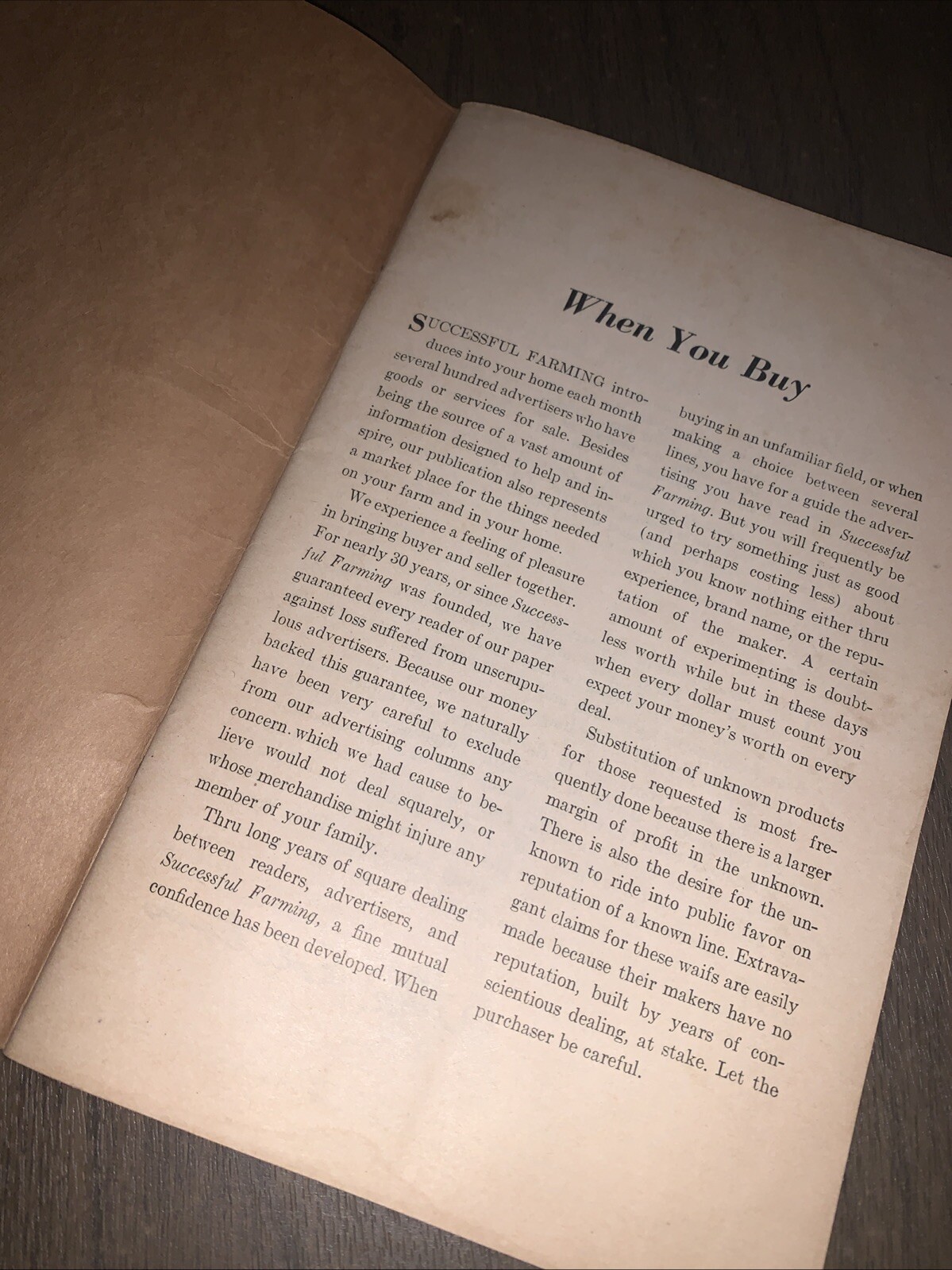 Vtg Successful Farming Magazine How to Save Time Save Money & Make Profits 1933