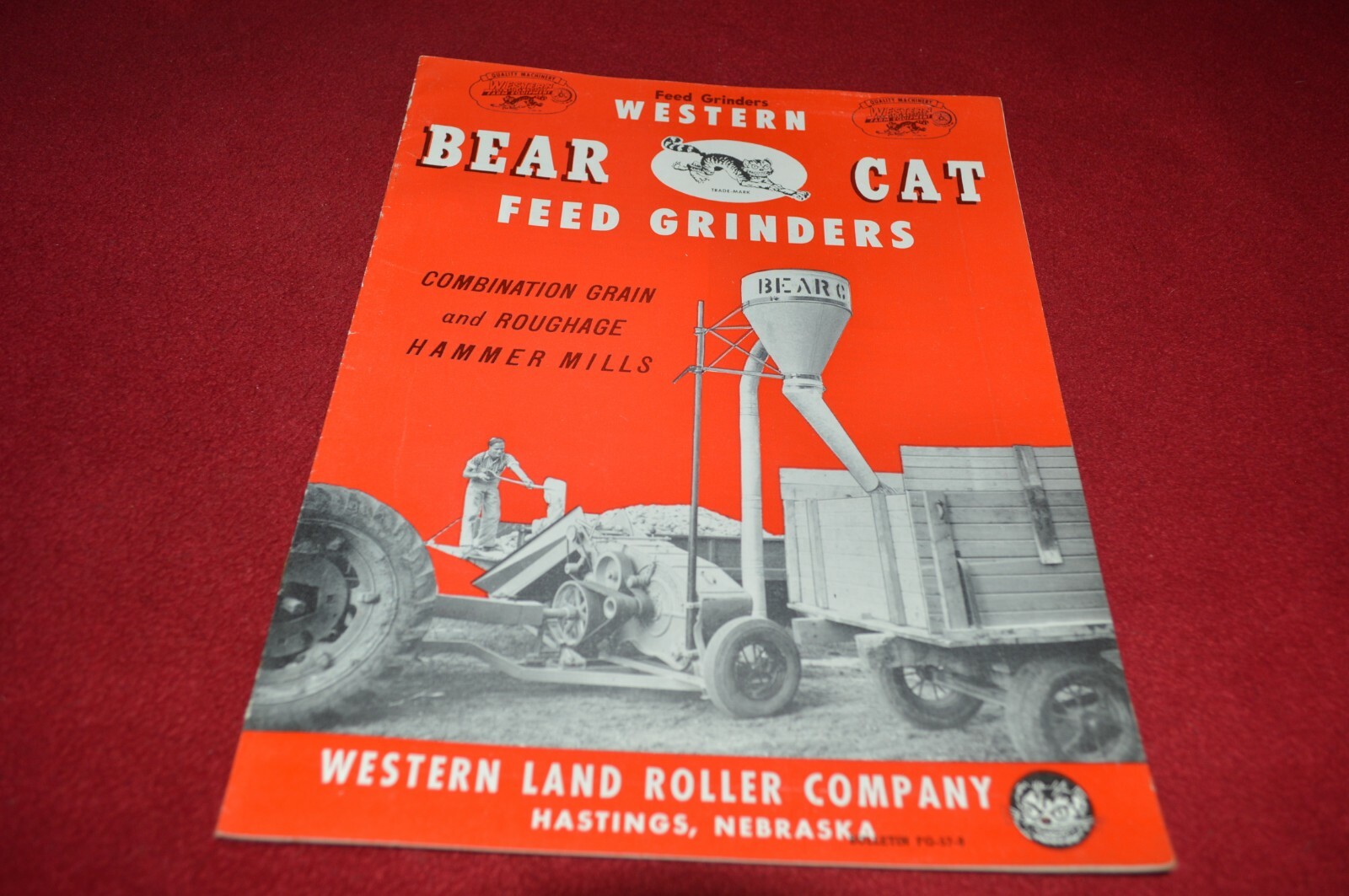 Western Bear Cat Feed Grinders Dealer&rsquo;s Brochure YABE18