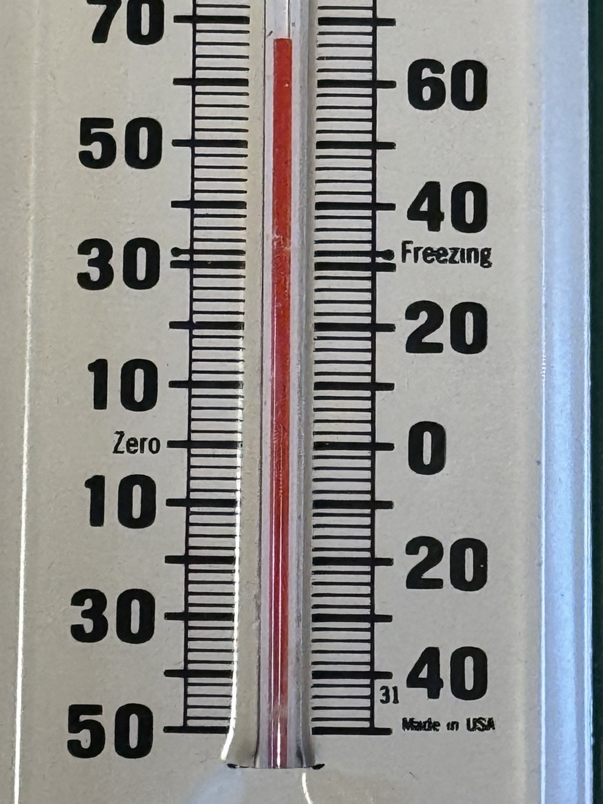 ADVANCE RUMELY TRACTOR Advertising Thermometer – New Old Stock – All Metal – USA