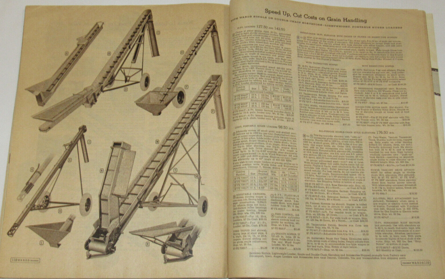 VTG 1953 MONTGOMERY WARD FARM CATALOG! HORSE DRAWN EQ/TOOLS/BEE KEEPING/CHICKENS