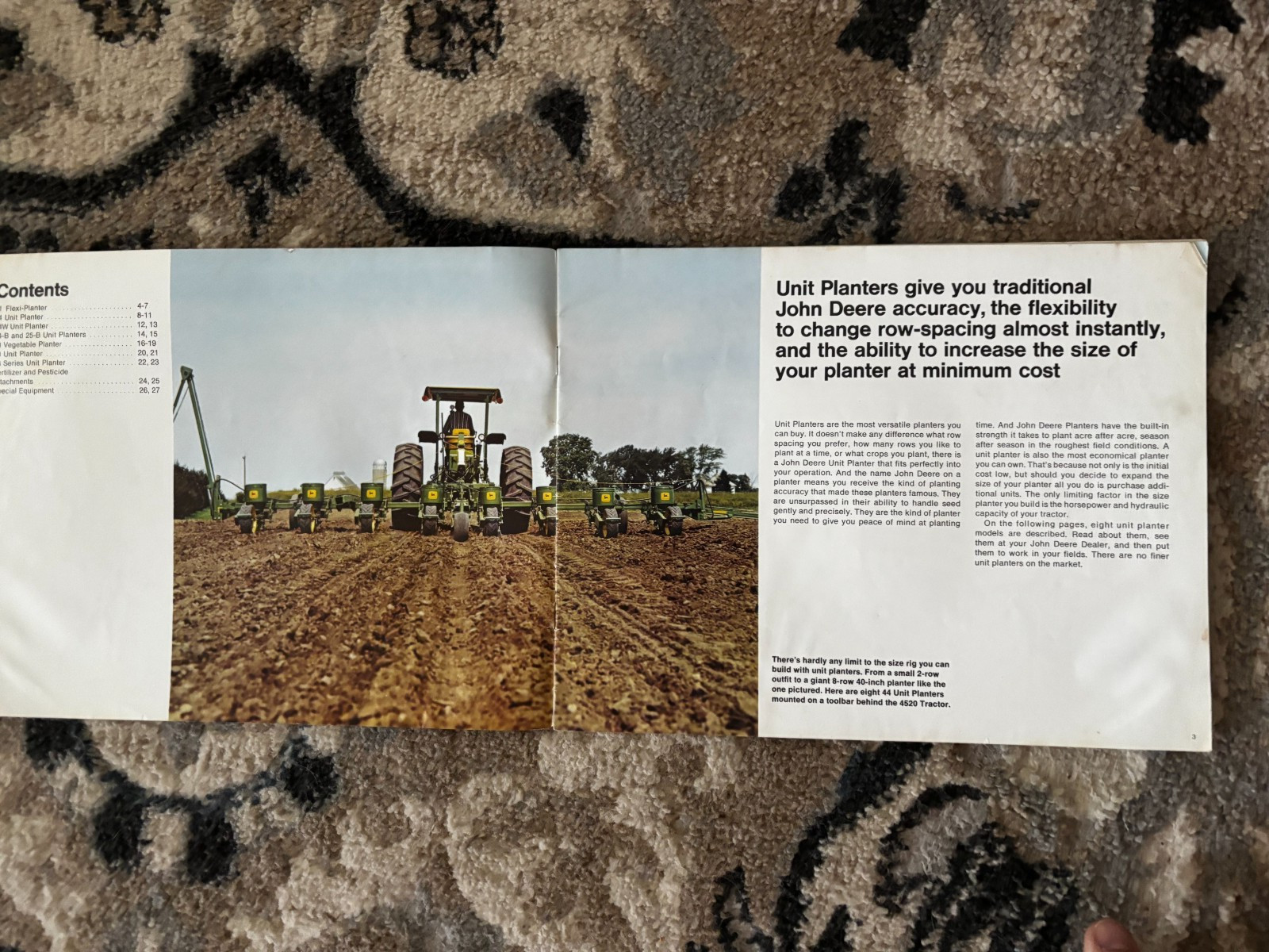 John Deere Unit Planters for 1969 Brochure DCPA26