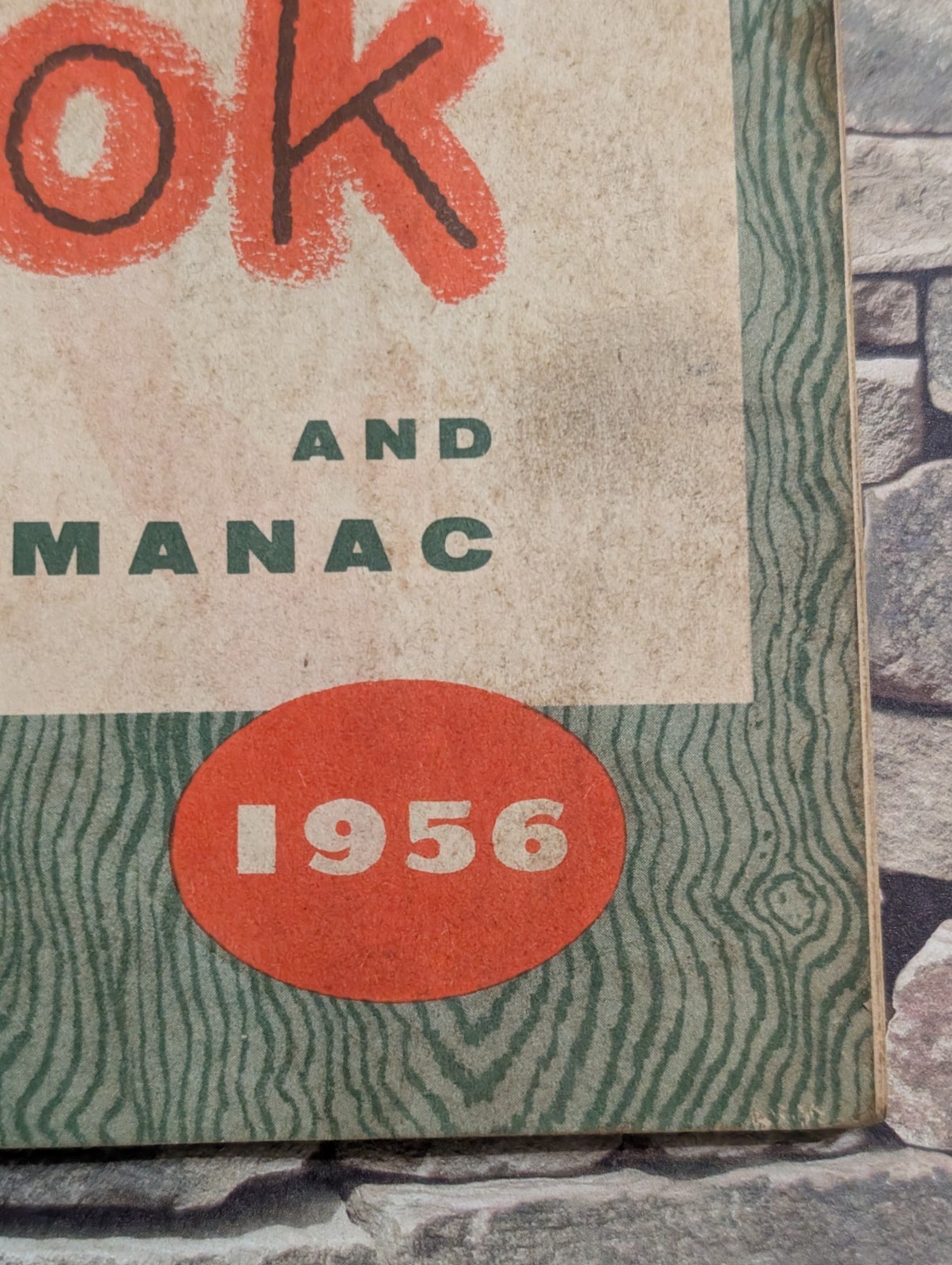 Vtg 1956 Farm Book & Almanac – Cities Service – 50s Tractor Gas Oil Agriculture