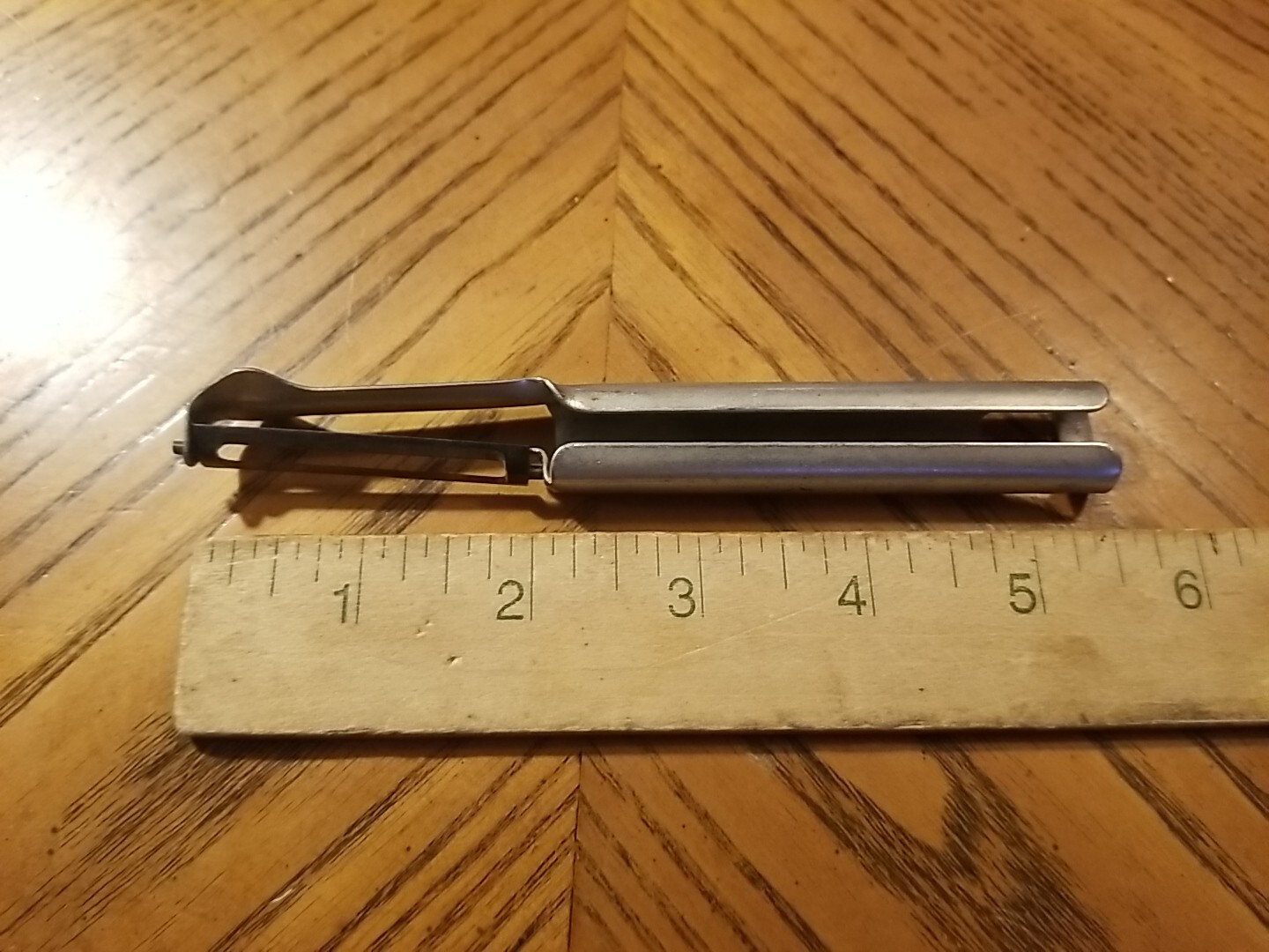 VINTAGE POTATO PEELER BOTTLE OPENER ADVERTISING WESTERN WISCONSIN DAIRIES