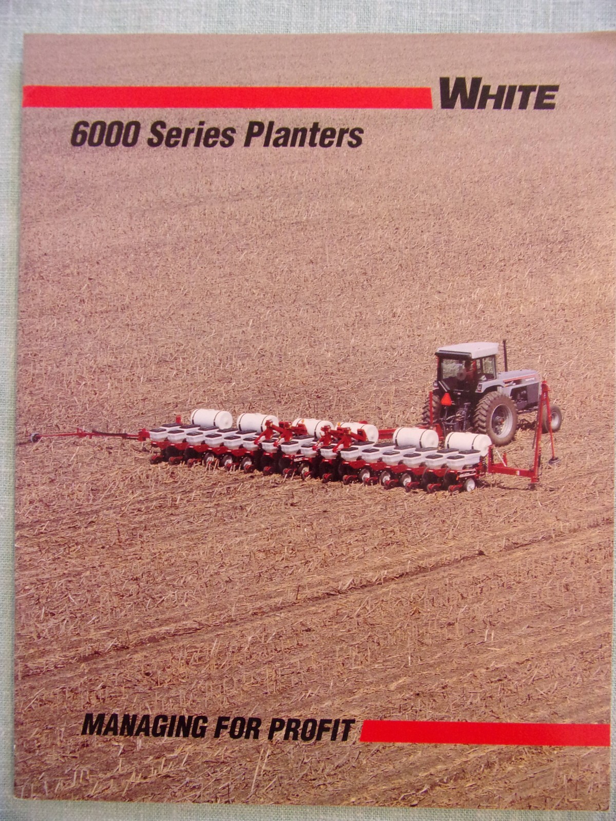 Vintage White 6000 Series Planters Managing For Profit Sales Brochure 1992