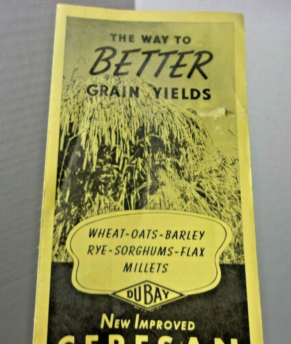 DuBay Ceresan Farm Dairy Agriculture Vintage Pamphlet
