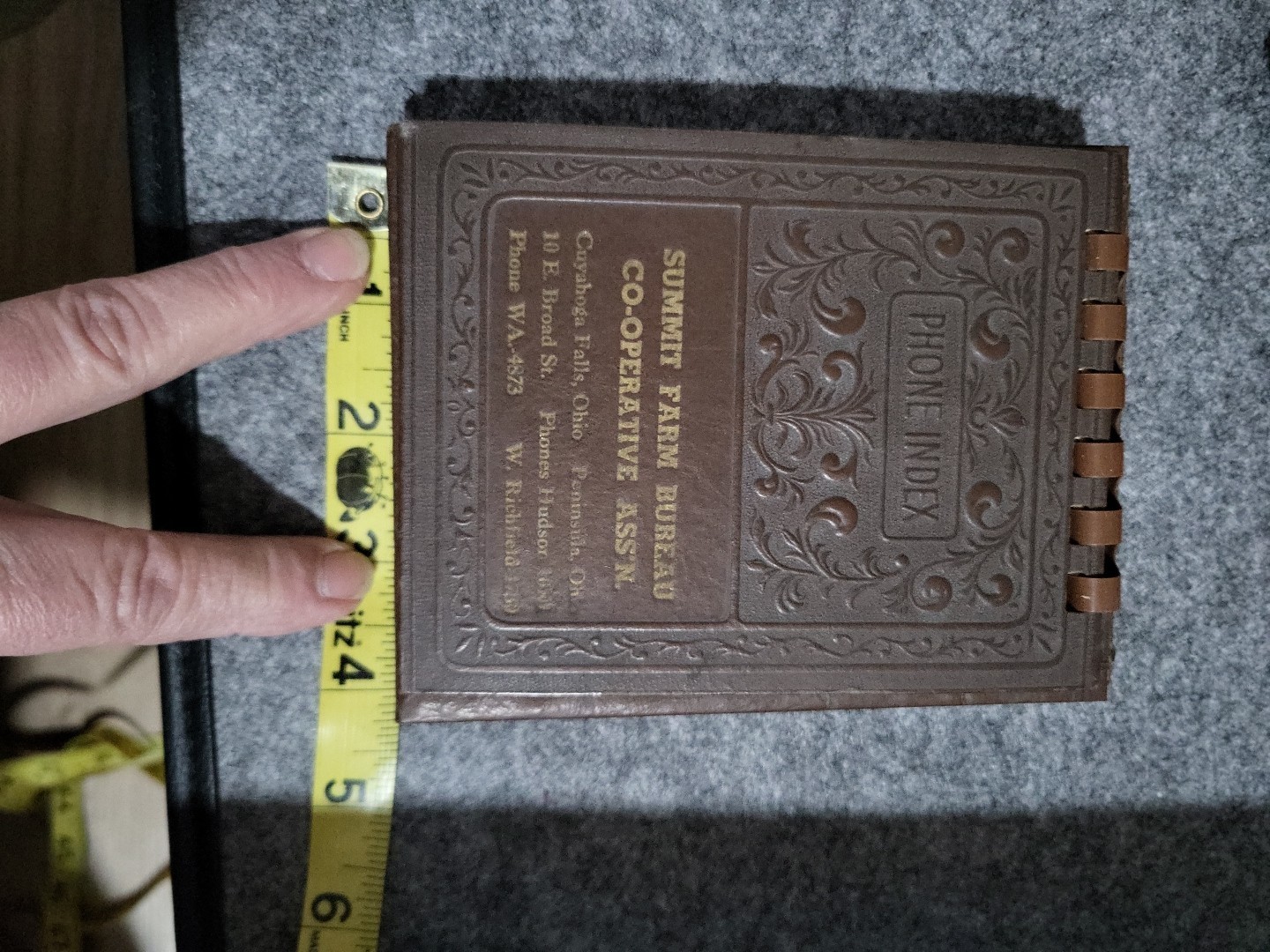 Antique Vintage Summit Farm Bureau Phone Index Ohio