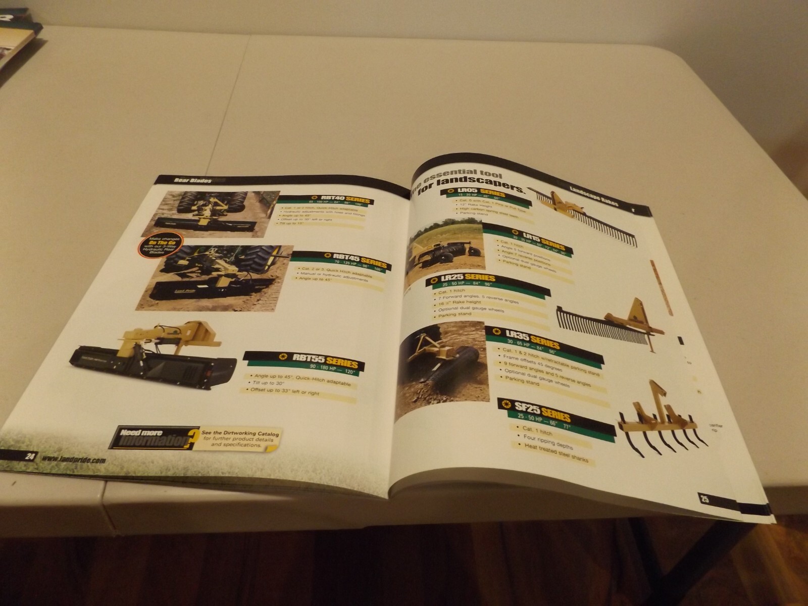 LAND PRIDE PRODUCT GUIDE, Mowers, Cutters, Seeders Etc, LIT # BAC 32739 5/05