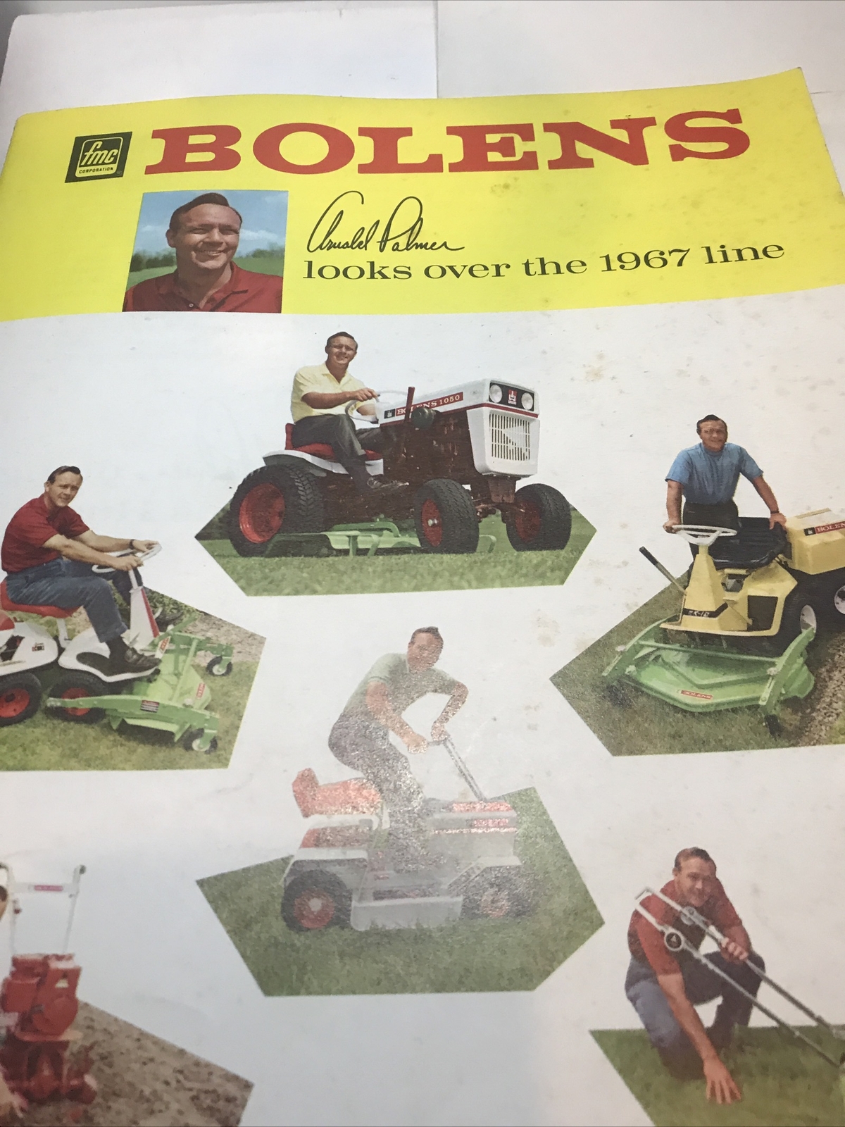 bolens husky tractor catalog arnold palmer 1967 lot