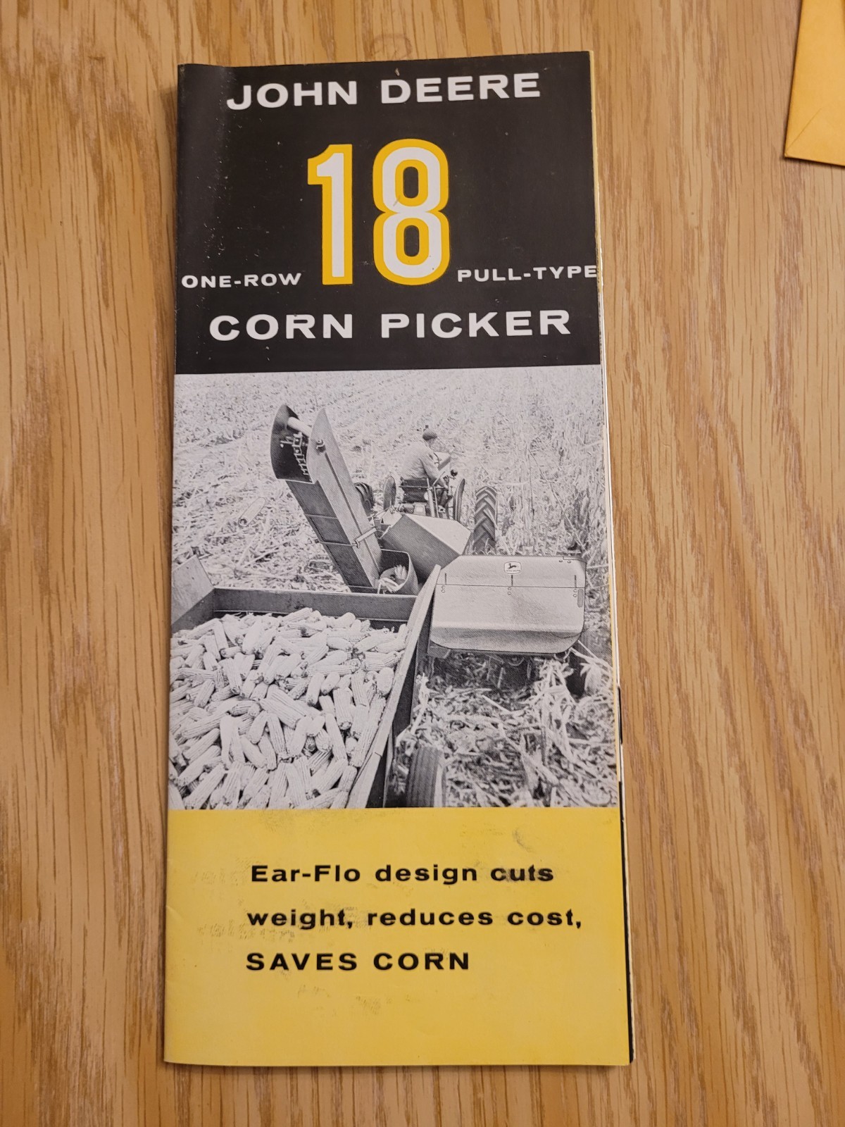 John Deere 18 Corn Picker for 1959 Brochure Foldout